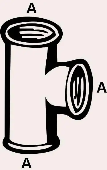 Cornat Temperguss-T-Stück 1 1/4" verzinkt