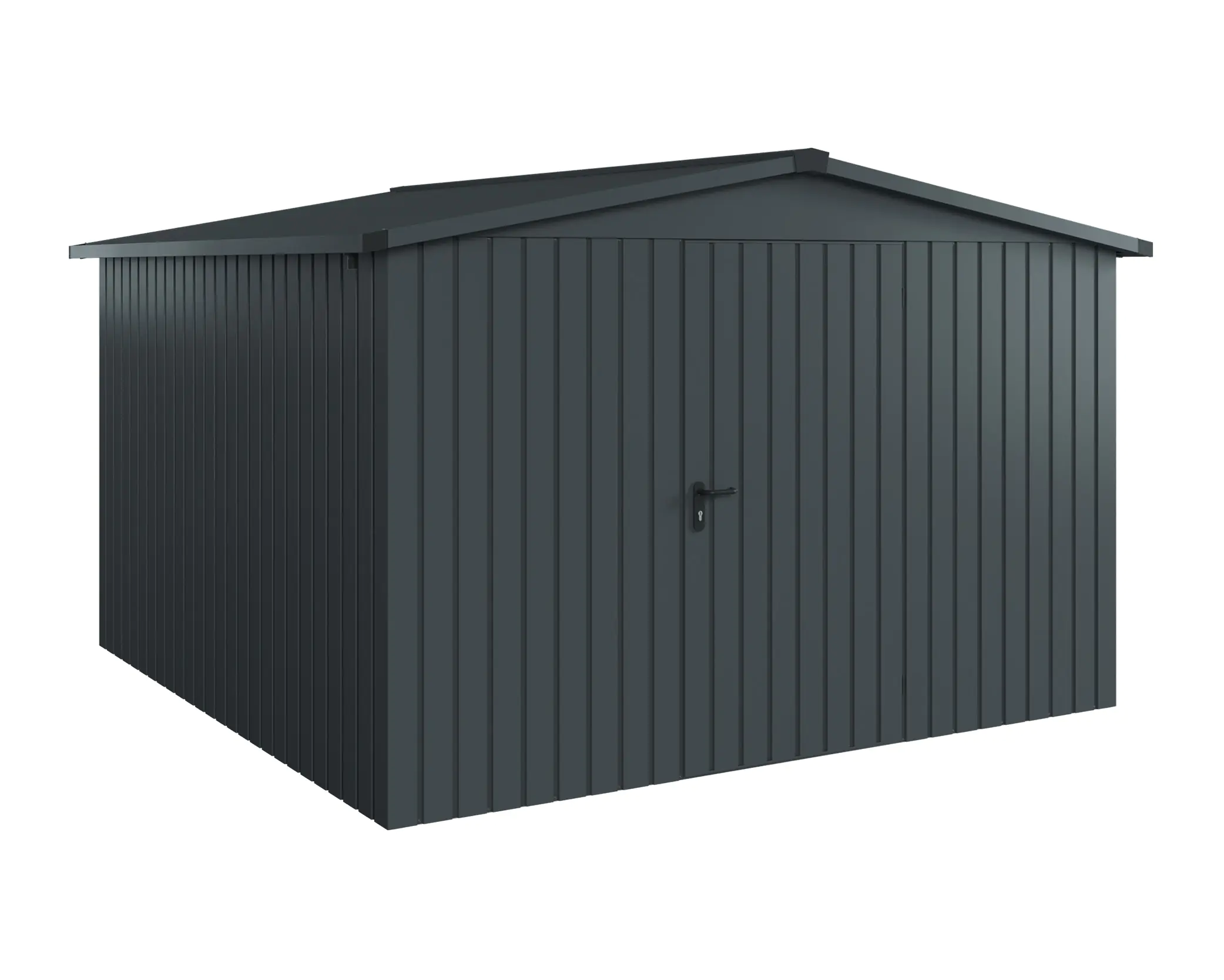 EcoStar Metallgerätehaus Euroline ESD14 anthrazit 310 x 310 cm 1-flg.