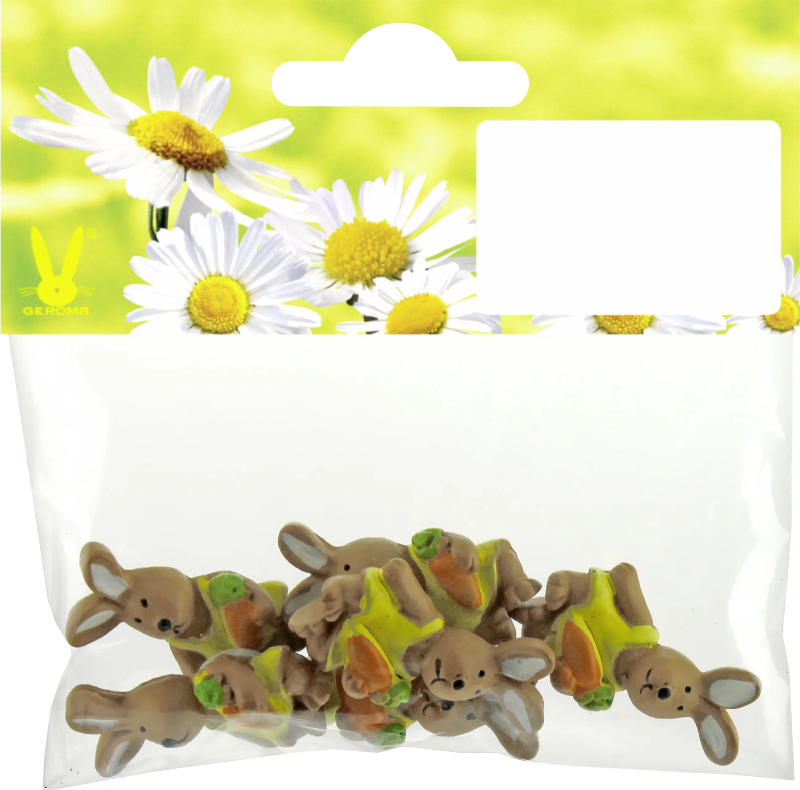 Osterdeko Hase Polyresin 3 cm braun 