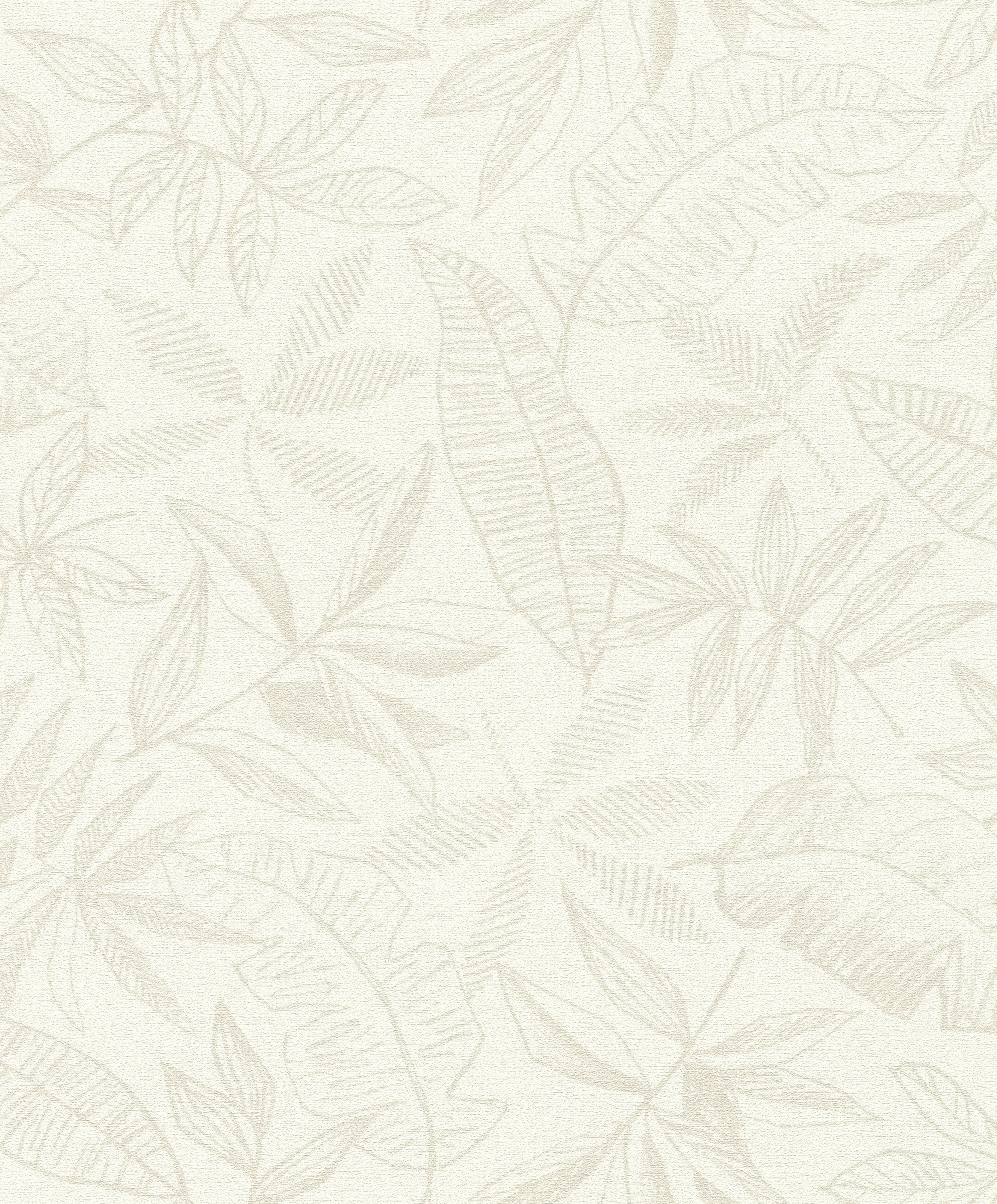 Schöner Wohnen Vliestapete Blätter beige sand 10,05 x 0,53 m Schöner Wohnen Vliestapete Blätter beige sand 10,05 x 0,53 m