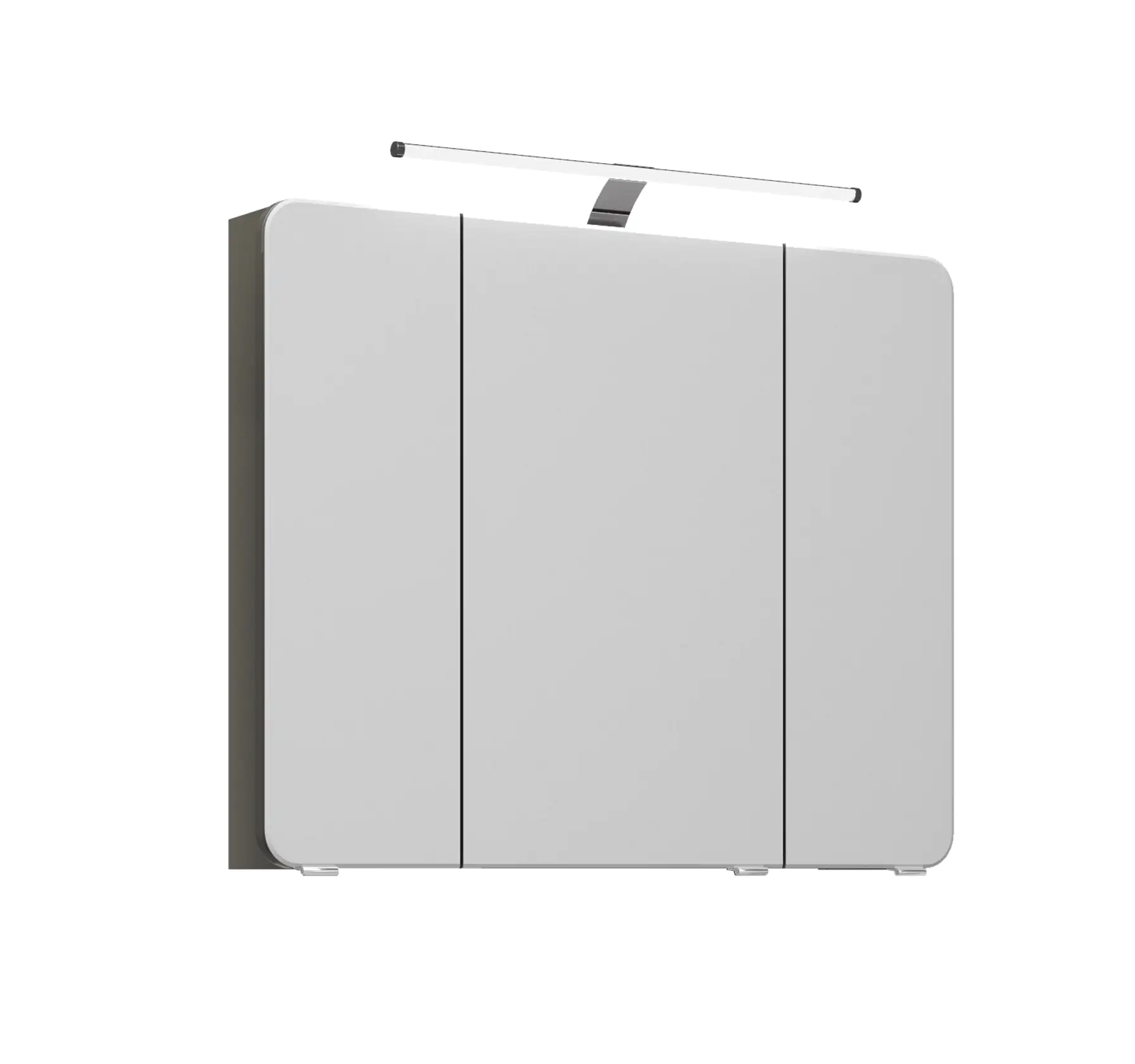 Pelipal Spiegelschrank Fokus 4005 lack steingrau hochglanz