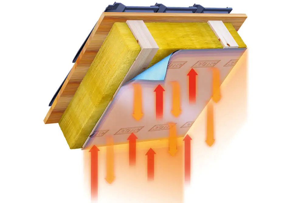 ICUTEC Energiespardampfsperre 5 x 2 m = 10 m² silber-blau