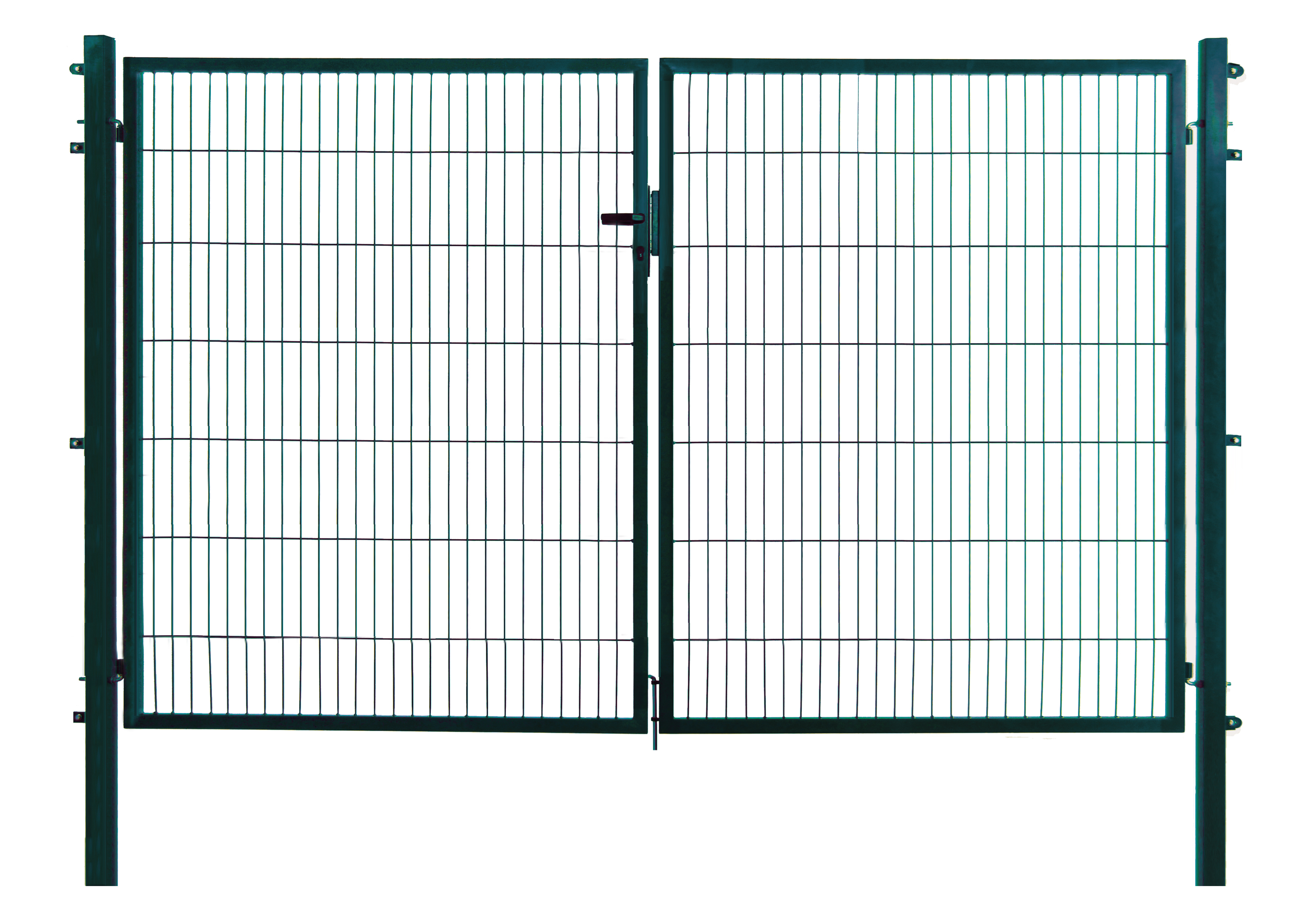 Floraworld Gartentor doppelflügelig Comfort 300 x 140 cm moosgrün