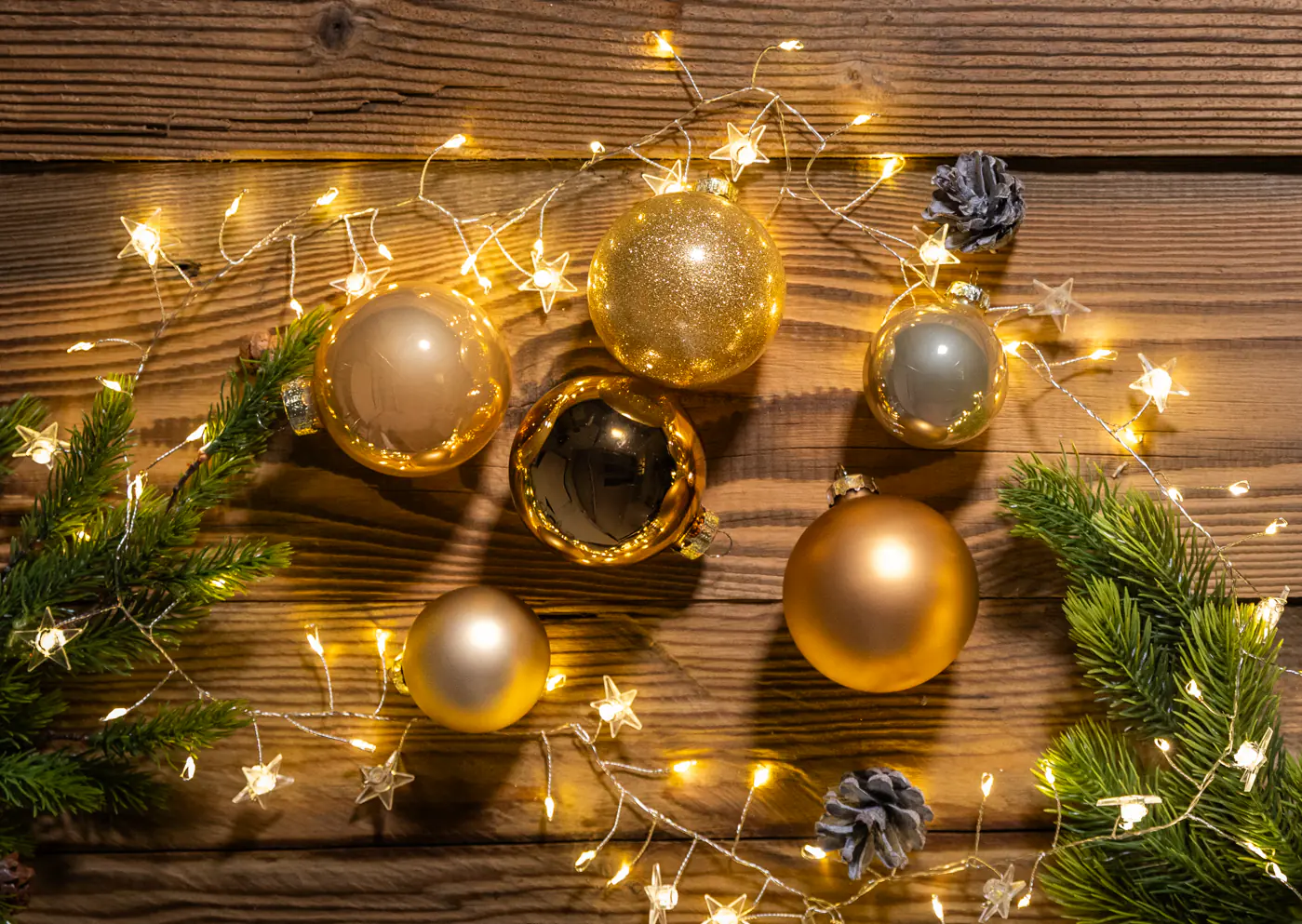 TrendLine Lichterkette Kunststoff 1,2 m L transparent