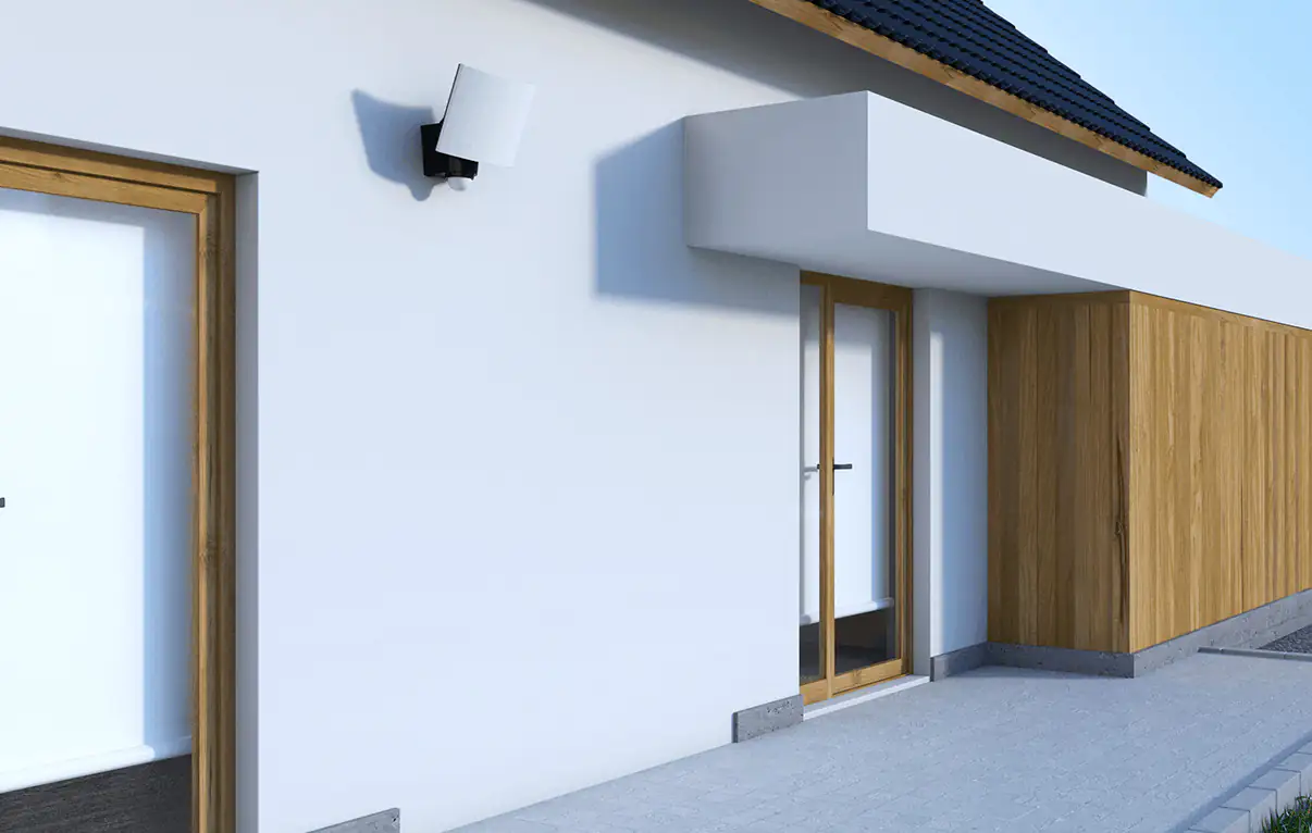 Link2Home WiFi LED Sensorleuchte 28W anthrazit Link2Home WiFi LED Sensorleuchte 28W anthrazit