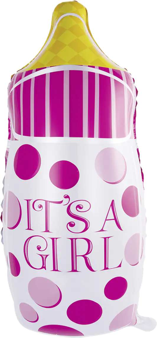 TIB Heyne Folienballon Flasche-Its a girl