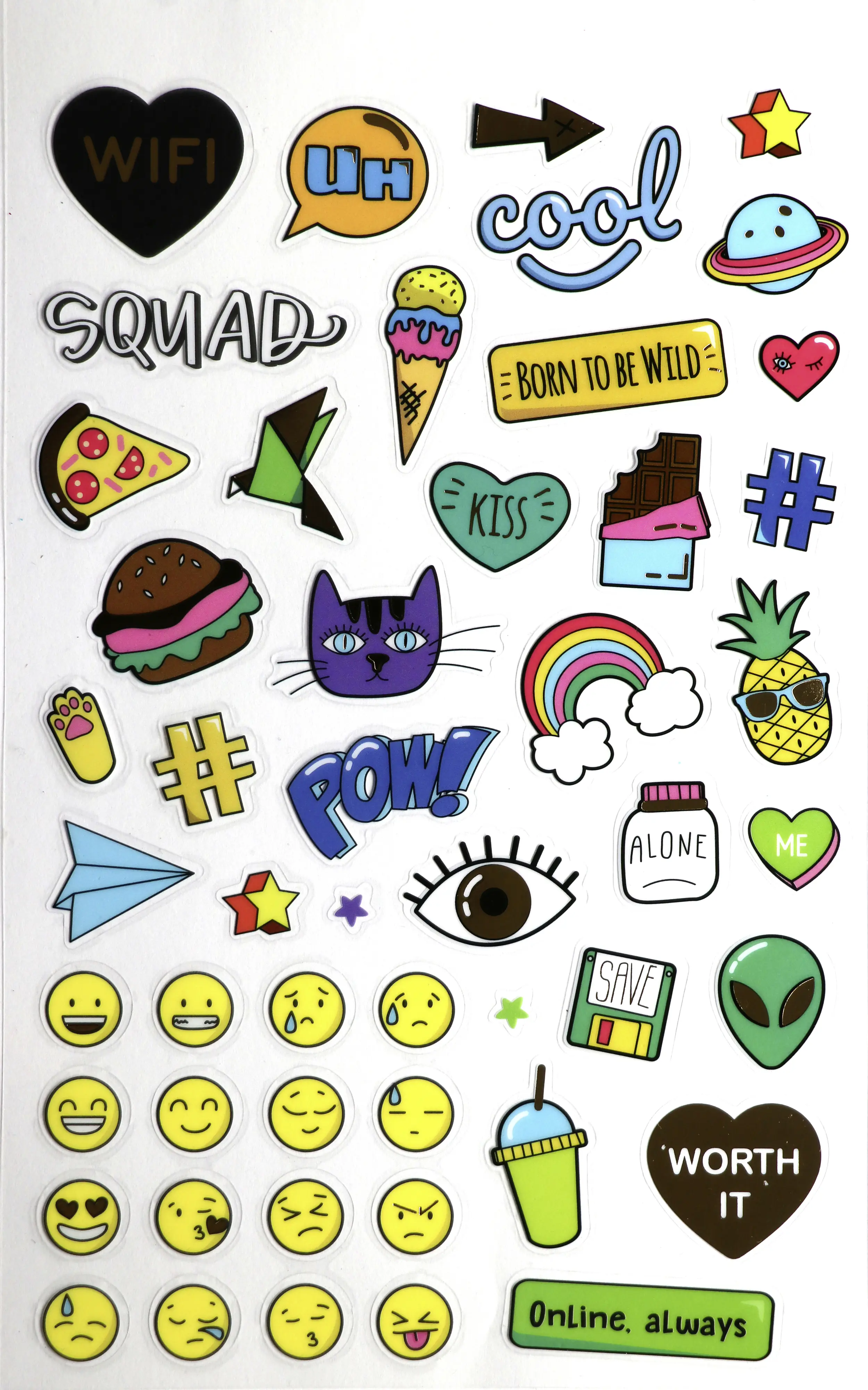 Glorex Sticker-Buch Retro Pop Art