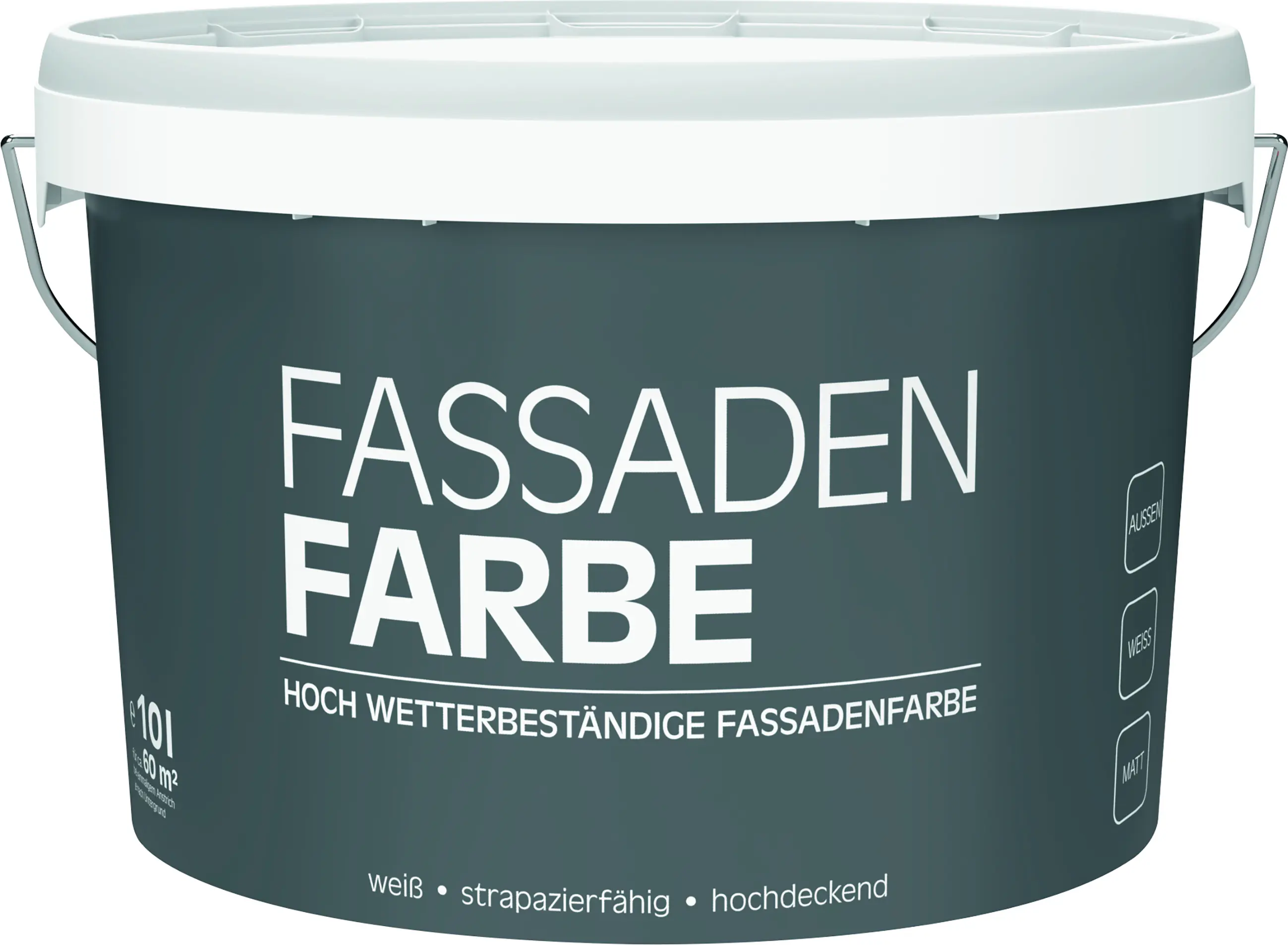 Primaster Fassadenfarbe 10 L weiß Primaster Fassadenfarbe 10 L weiß
