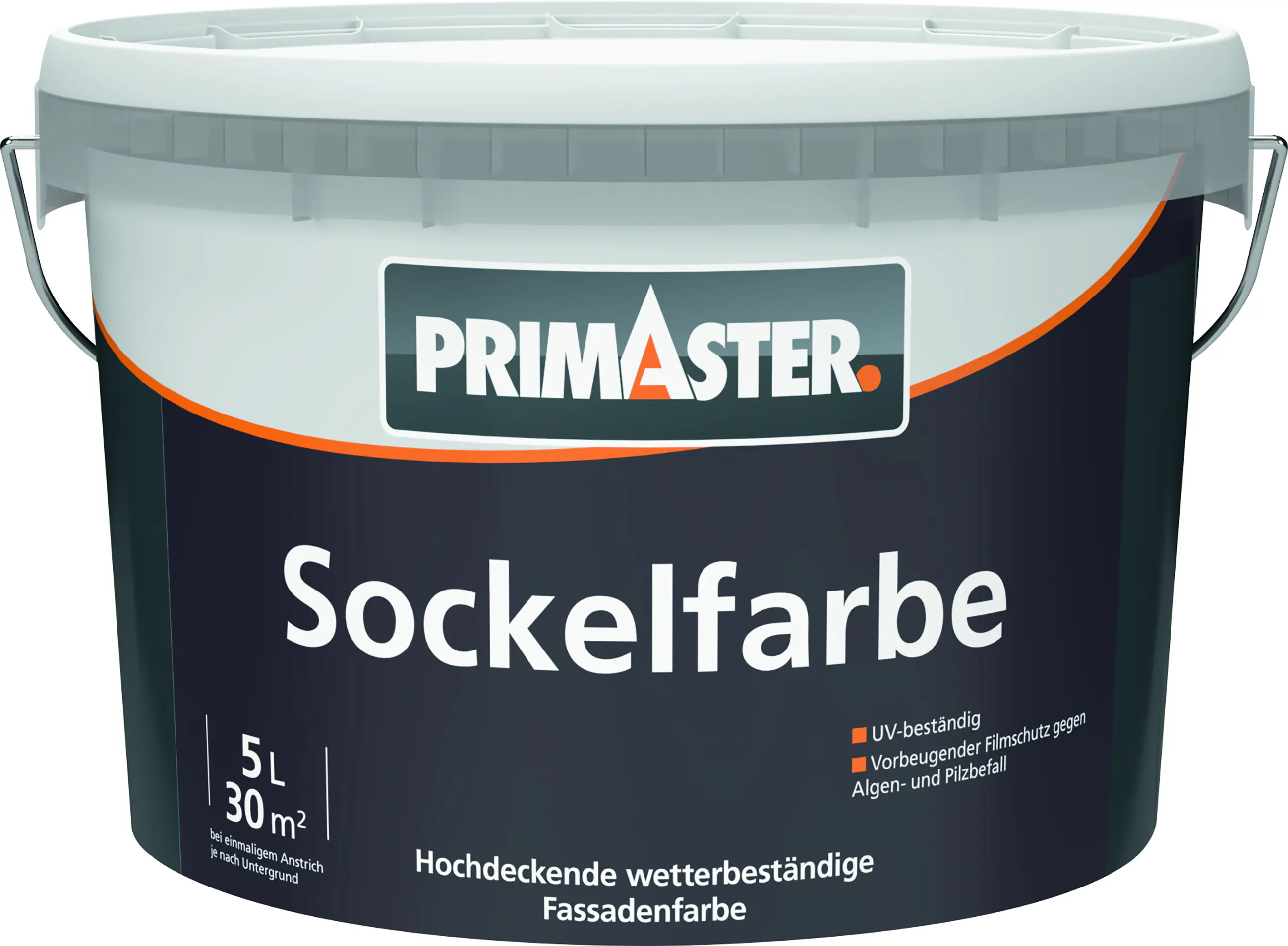 Primaster Sockel- und Dachfarbe 5 L anthrazit Primaster Sockel- und Dachfarbe 5 L anthrazit