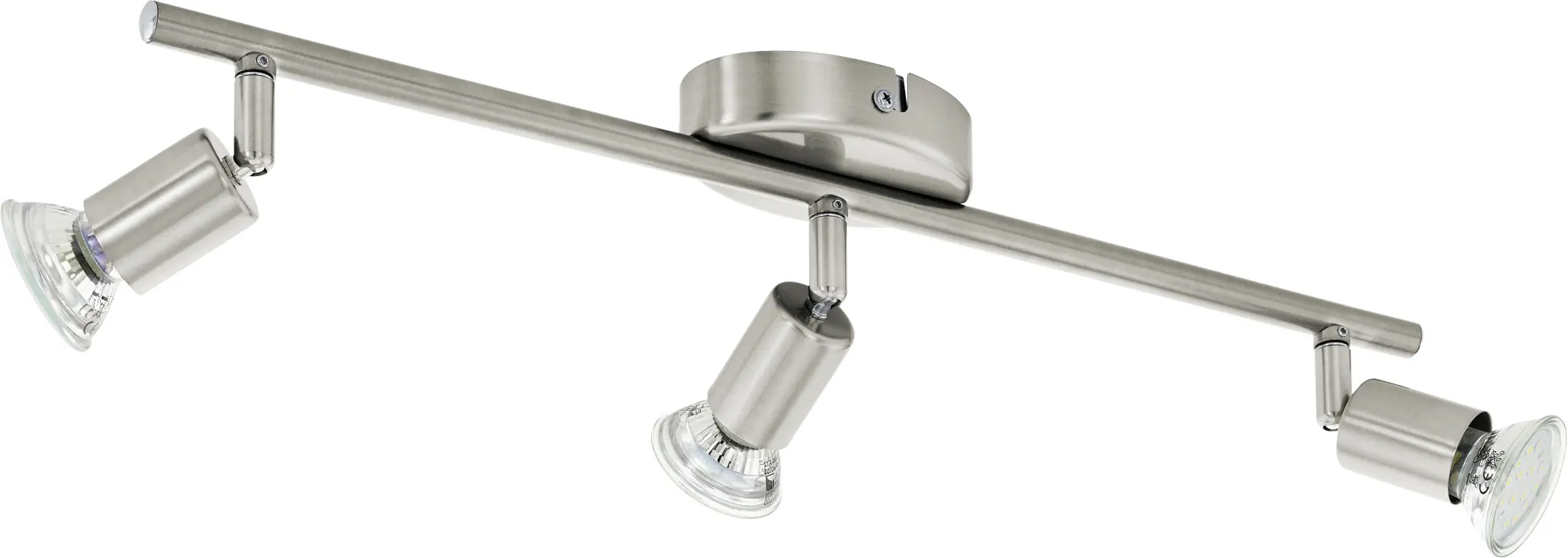 Eglo 3er LED Spot Buzz nickel-matt 48,5 x 6,5 cm GU10