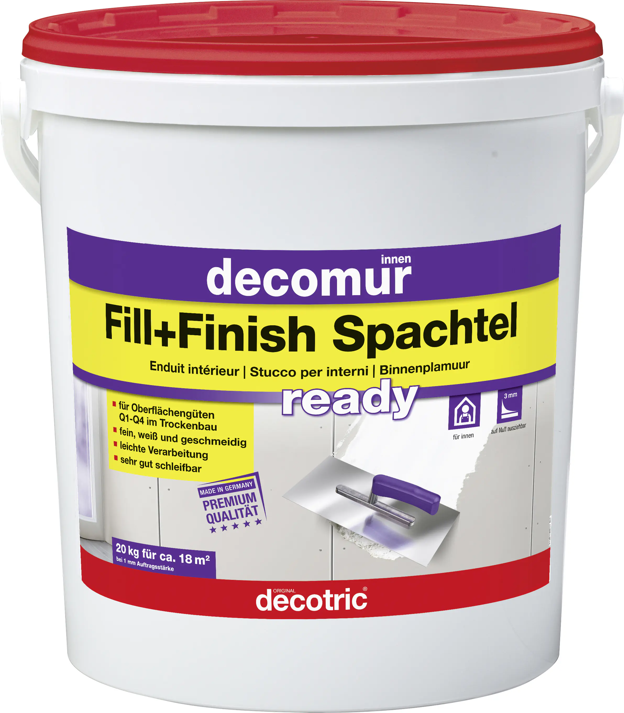 Decotric Decomur Fill+Finish Spachtel ready 20 kg
