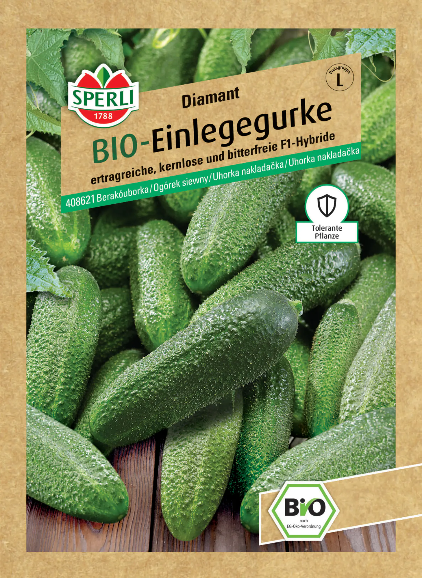 Sperli BIO Einlegegurke F1
