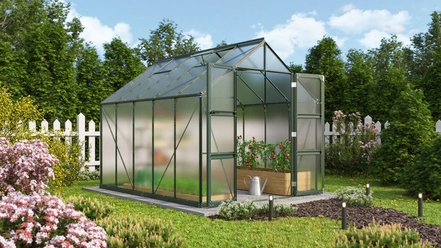 Vitavia Gewächshaus Domus 8300 257 x 324 cm 4 mm HPK