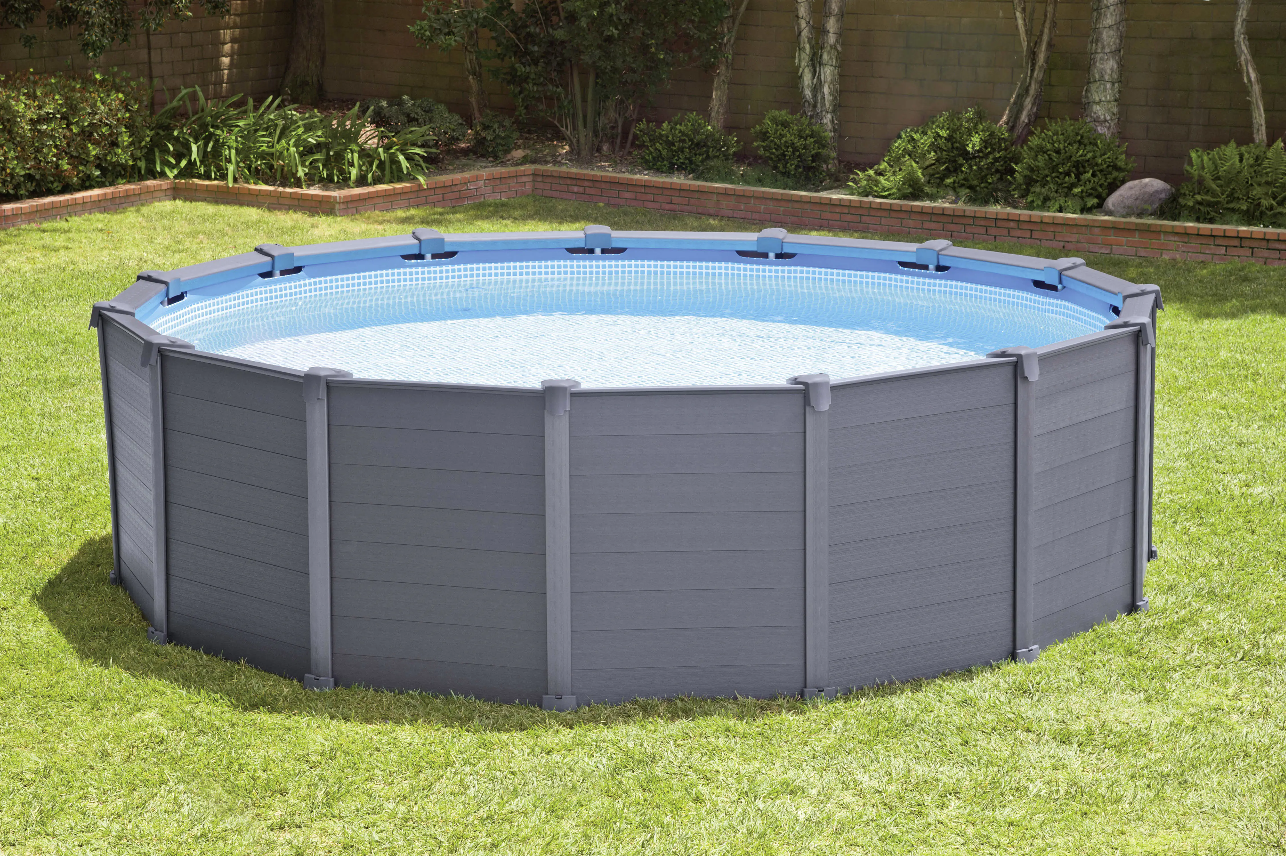 Intex Frame Pool Set Graphit Ø 478 x 124 cm