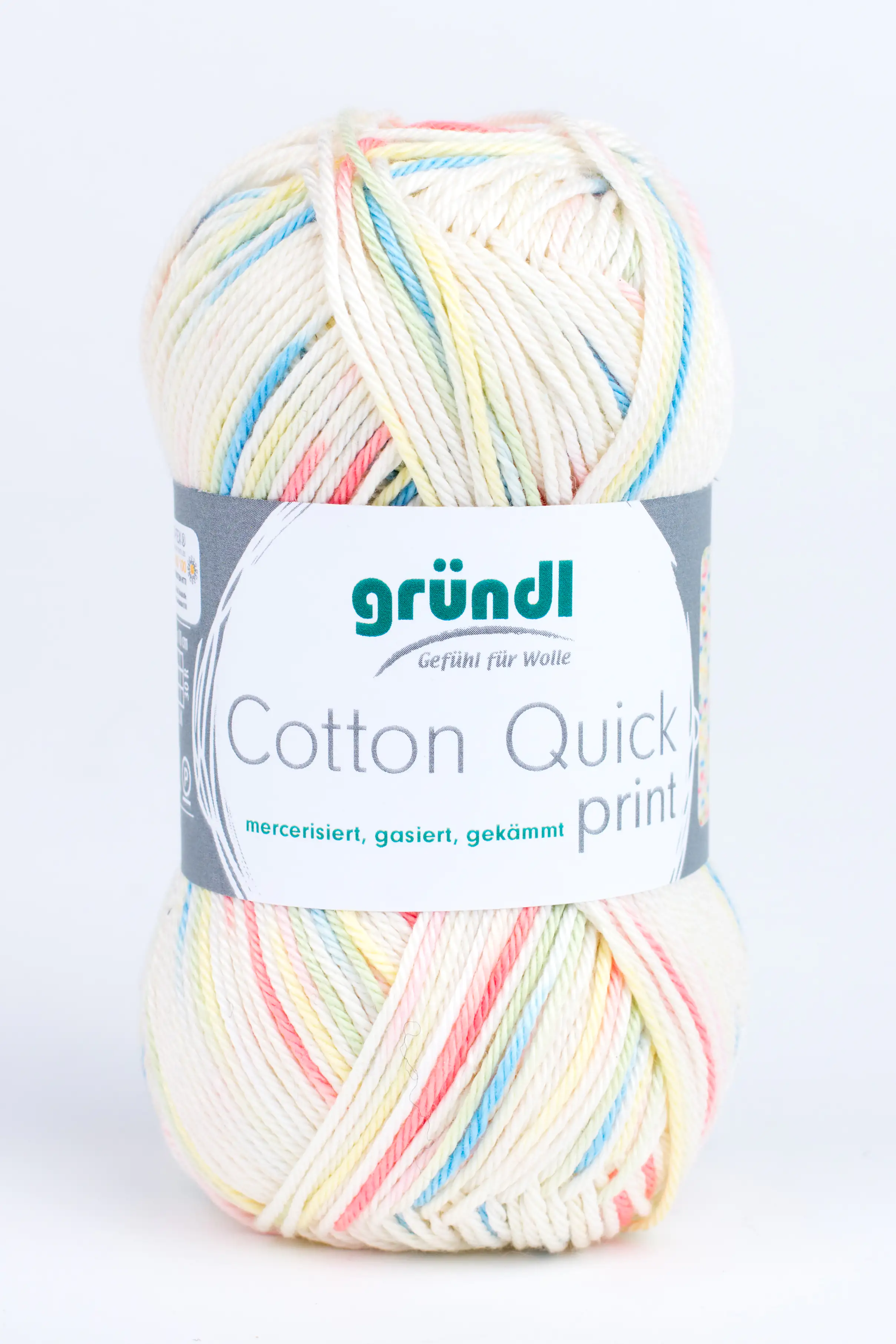 Gründl Wolle Cotton Quick print 50 g baby multicolor