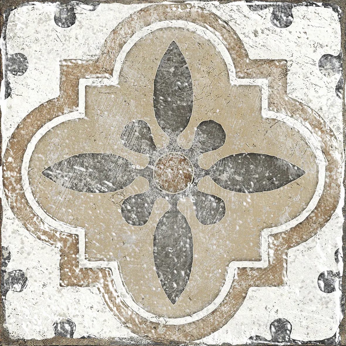 Bodenfliese Feinsteinzeug Marrakesh 20 x 20 cm blau-beige Bodenfliese Feinsteinzeug Marrakesh 20 x 20 cm blau-beige