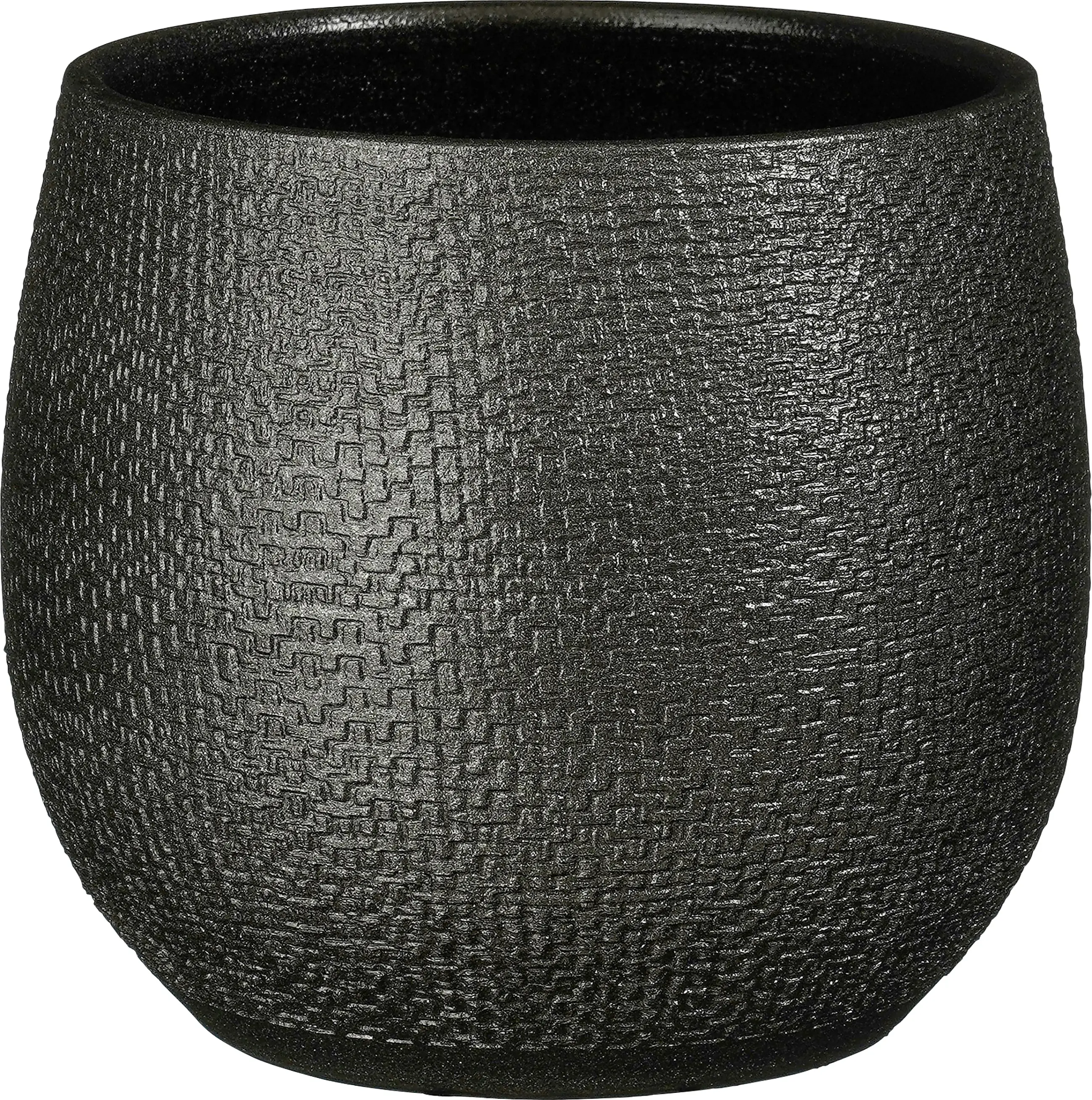 Mica Decorations Topf Porto terracotta 16 x 18 cm metallic