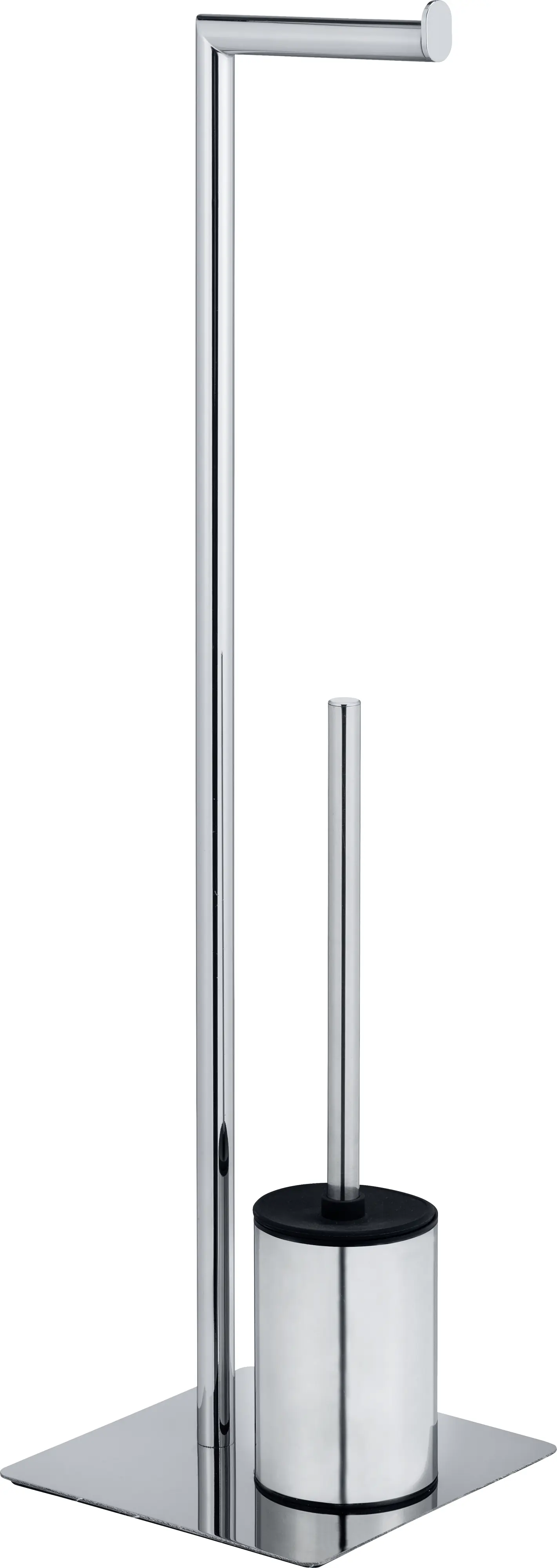 Wenko Stand WC-Garnitur Serrenti chrom Stahl