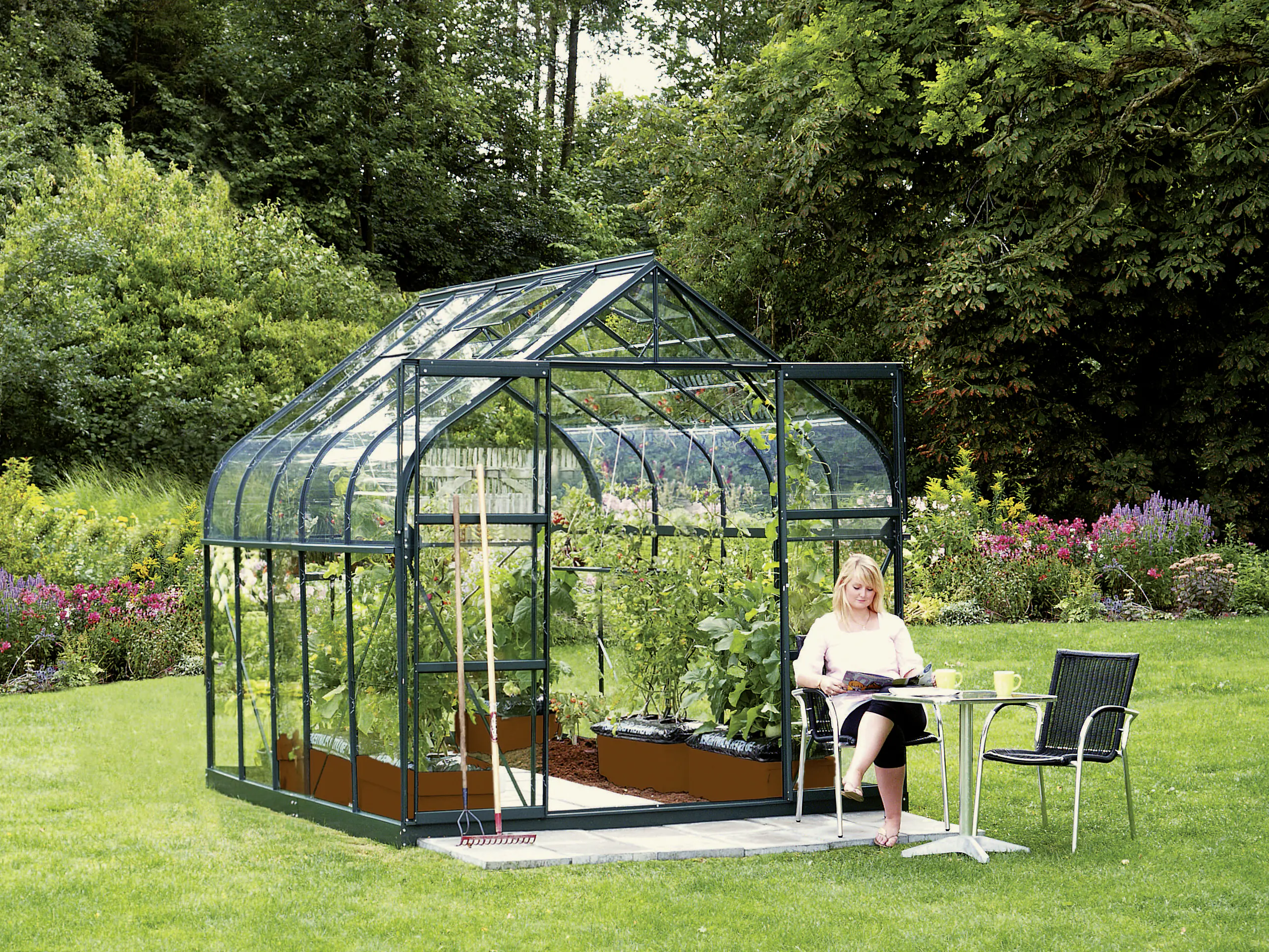 Vitavia Gewächshaus Dione 8300 264 x 321 cm 3 mm Sicherheitsglas