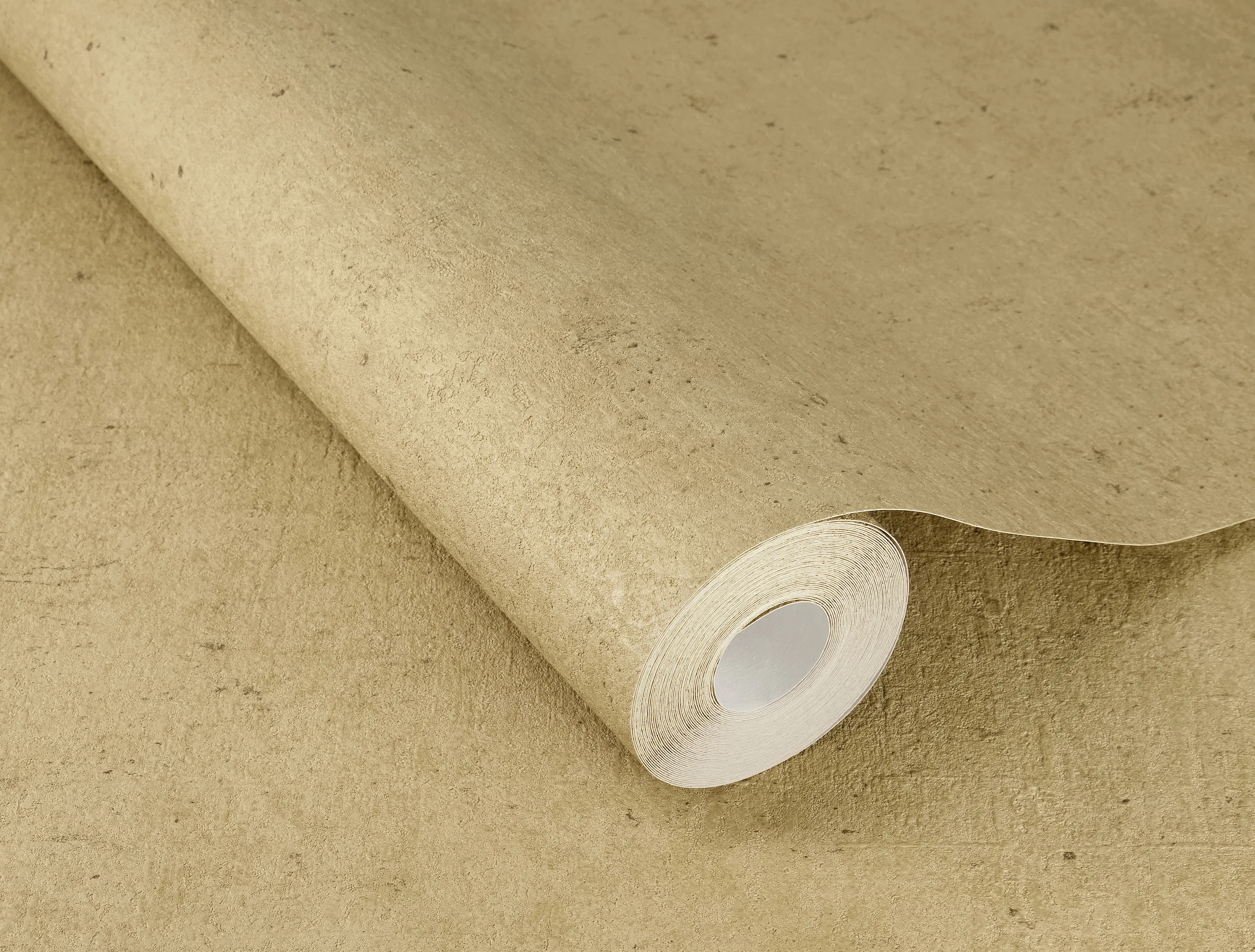 Rasch Vliestapete 520897 Braun-Ockerbraun Uni 10,05 m x 0,53 m