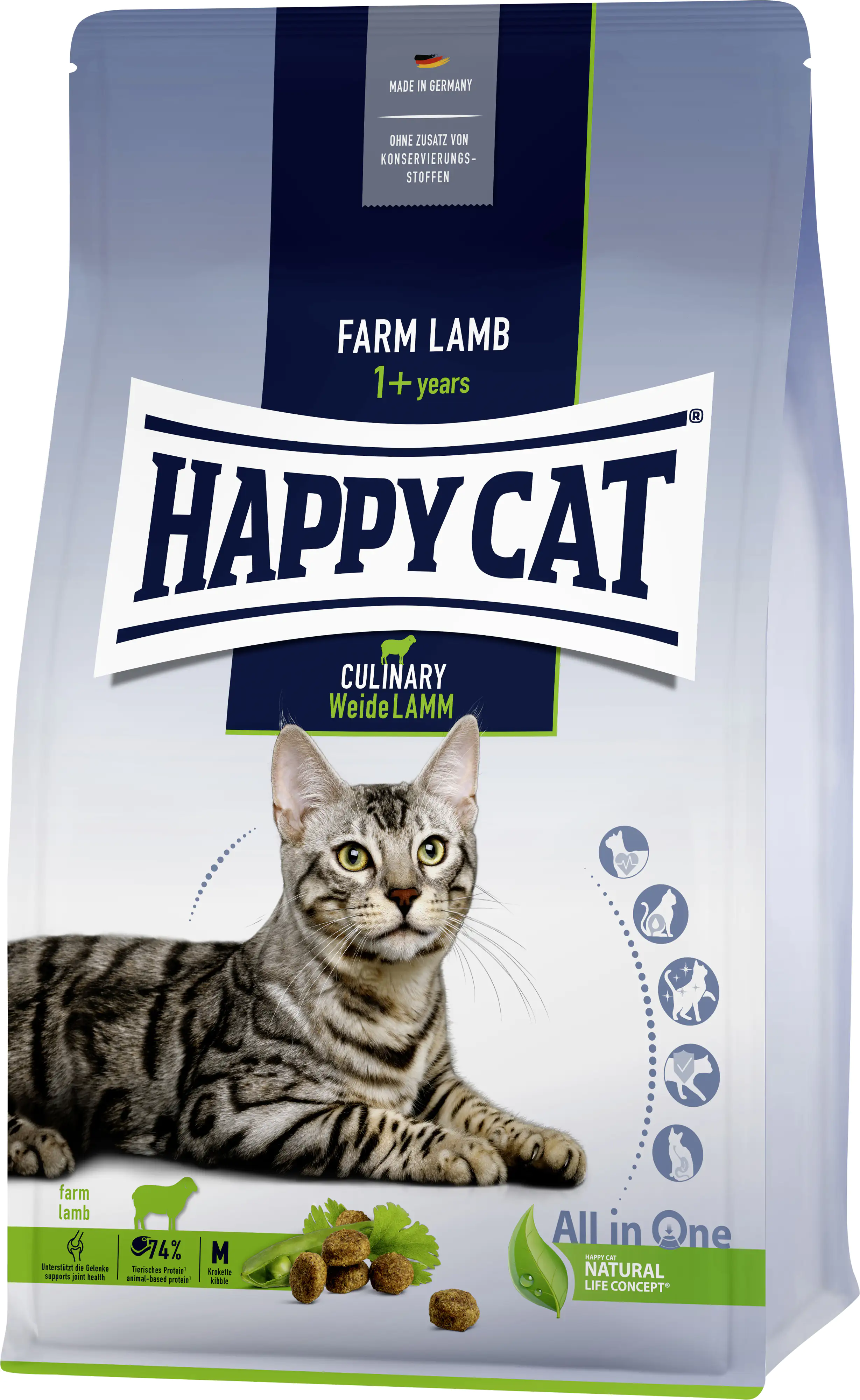 HappyCat Katzenfutter Culina Weide Lamm 300 g