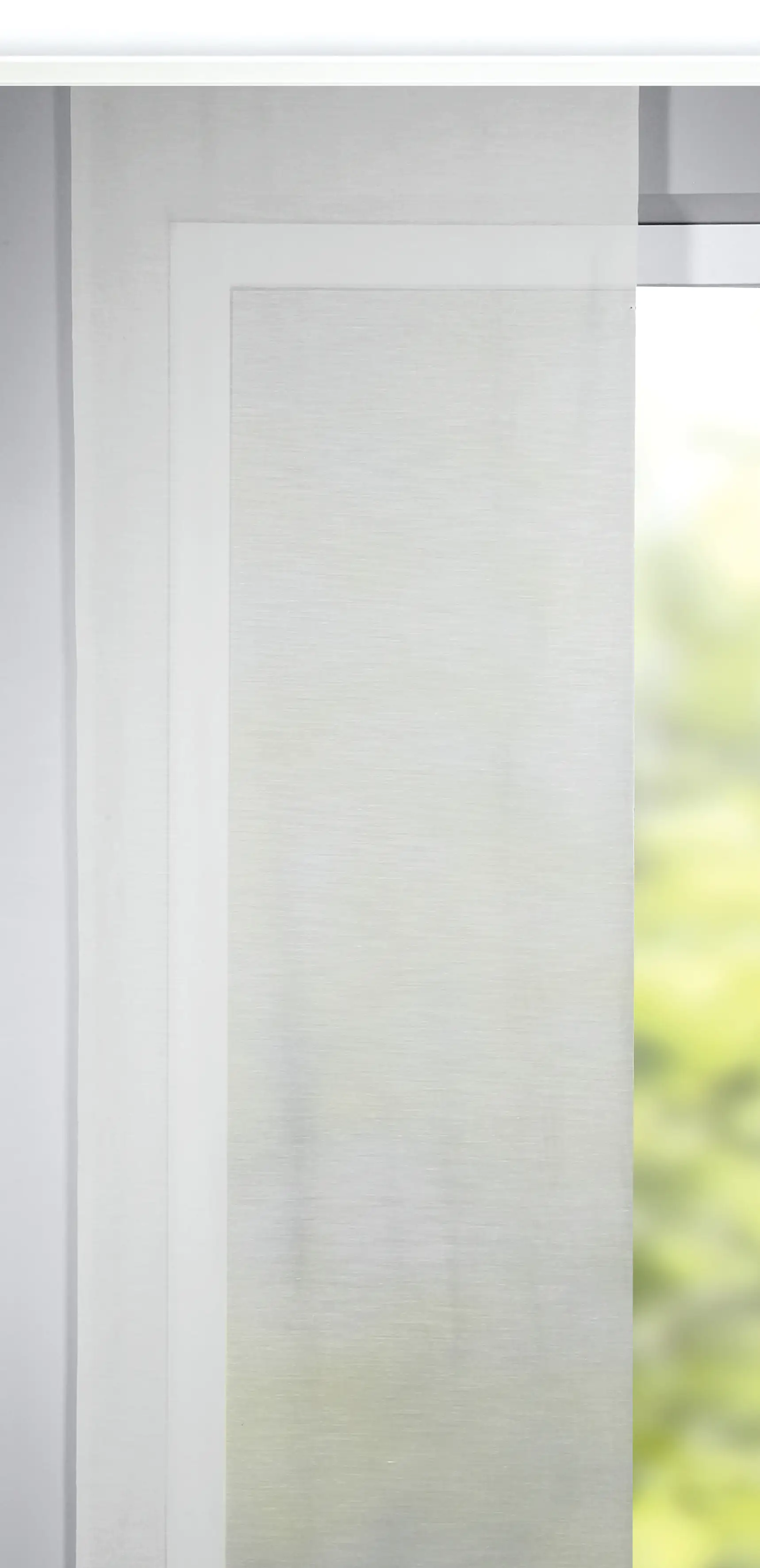 Neusser Collection Flächenvorhang Uni offwhite, 60 x 280 cm