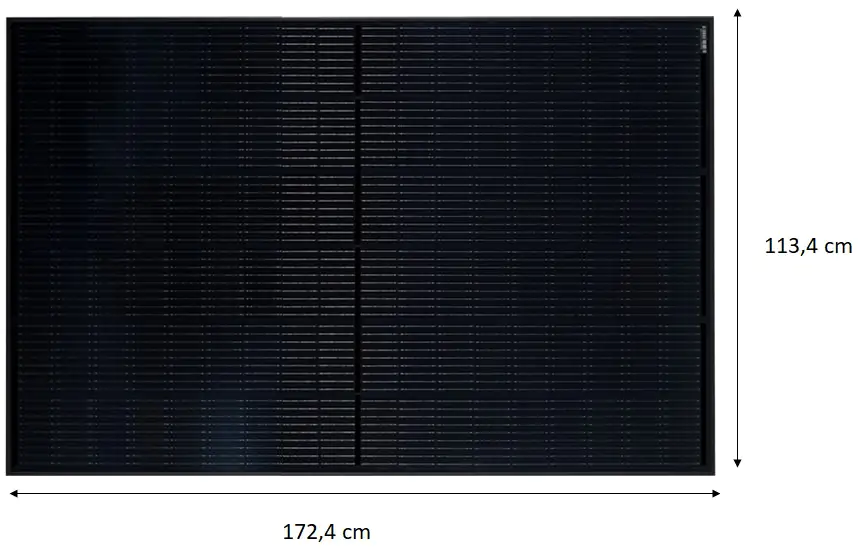 Sunlit Solar Balkonkraftwerk 600/800 Watt Aufständerung, Wifi, Wechselrichter
