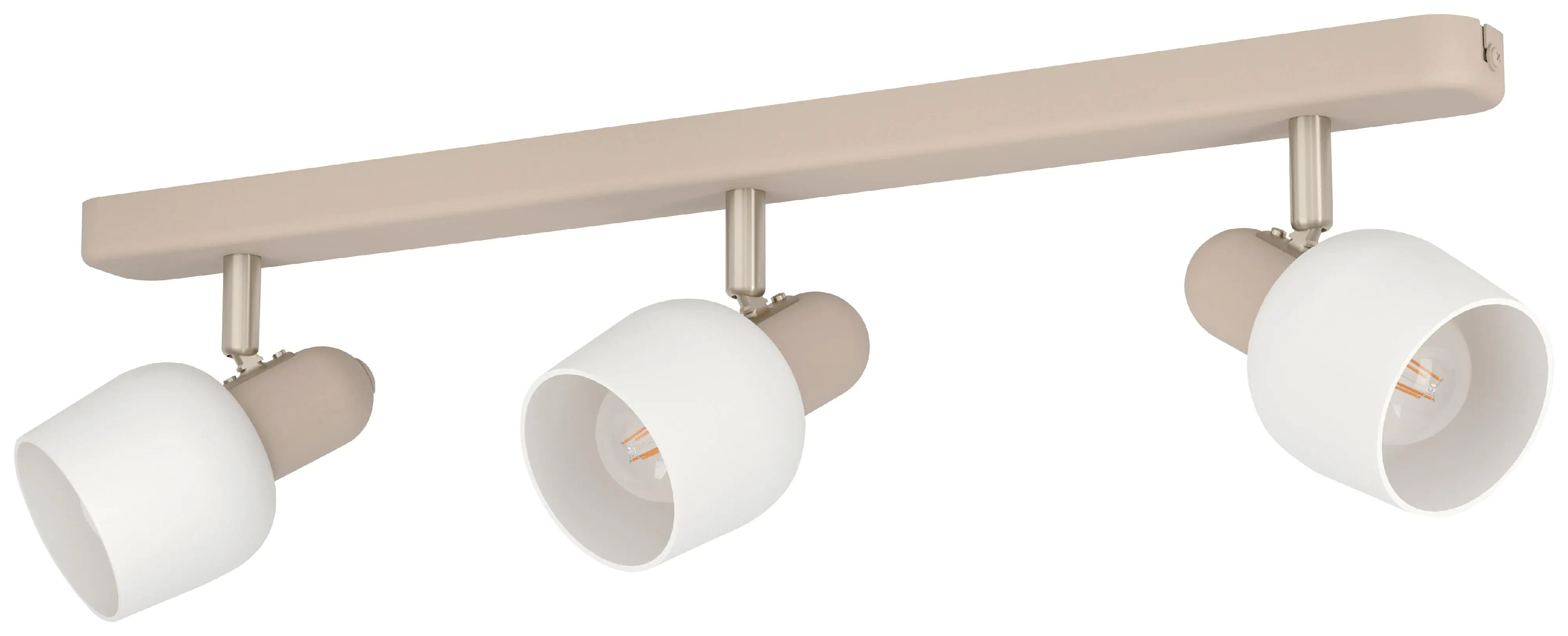 Eglo 3er Spot Corato sand weiß 52 x 12,5 cm Eglo 3er Spot Corato sand weiß 52 x 12,5 cm