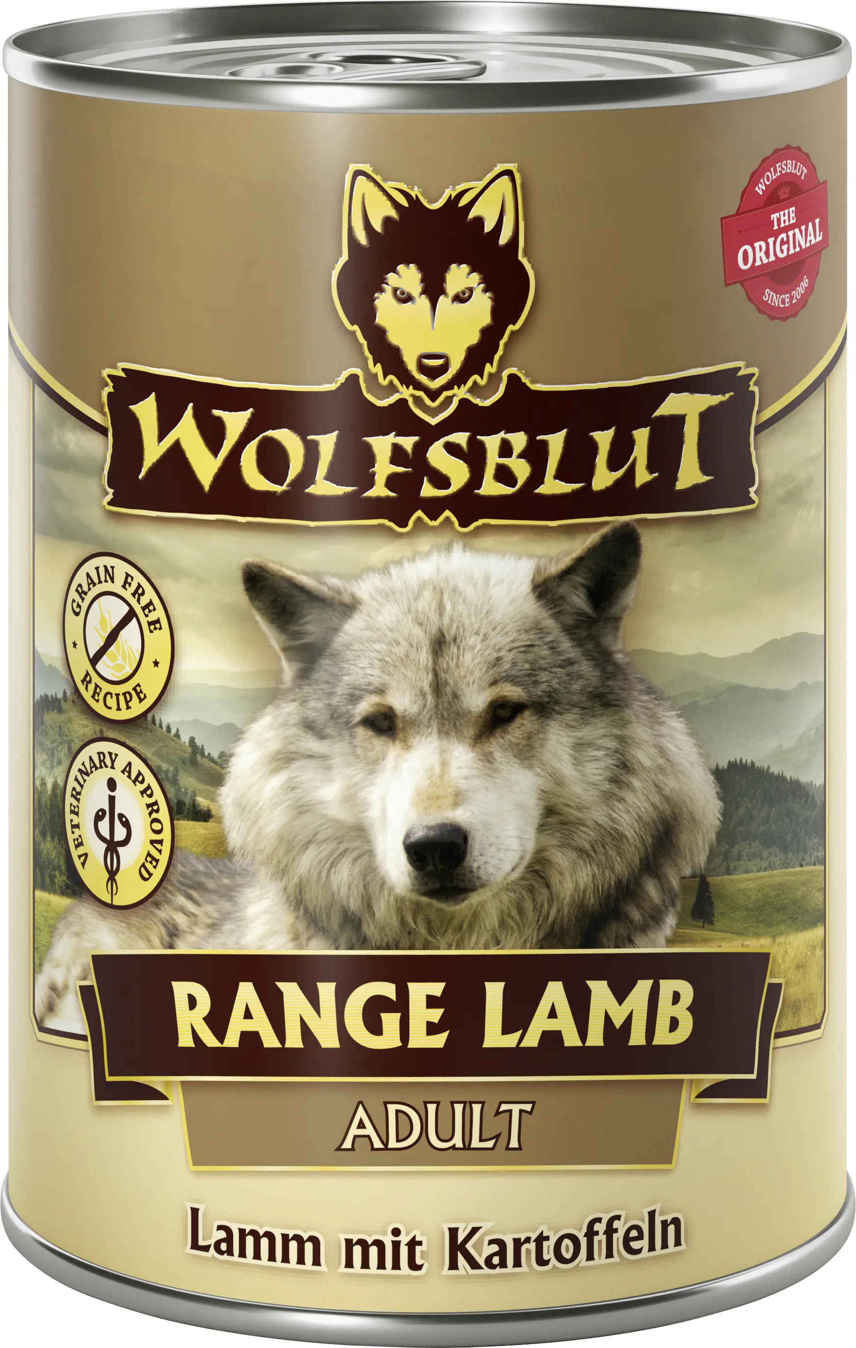Wolfsblut Hundenassfutter Range Lamb Adult 395 g Lamm