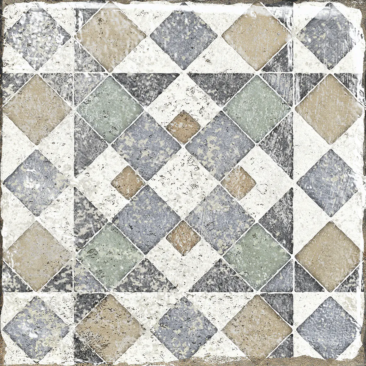 Bodenfliese Feinsteinzeug Marrakesh 20 x 20 cm blau-beige Bodenfliese Feinsteinzeug Marrakesh 20 x 20 cm blau-beige