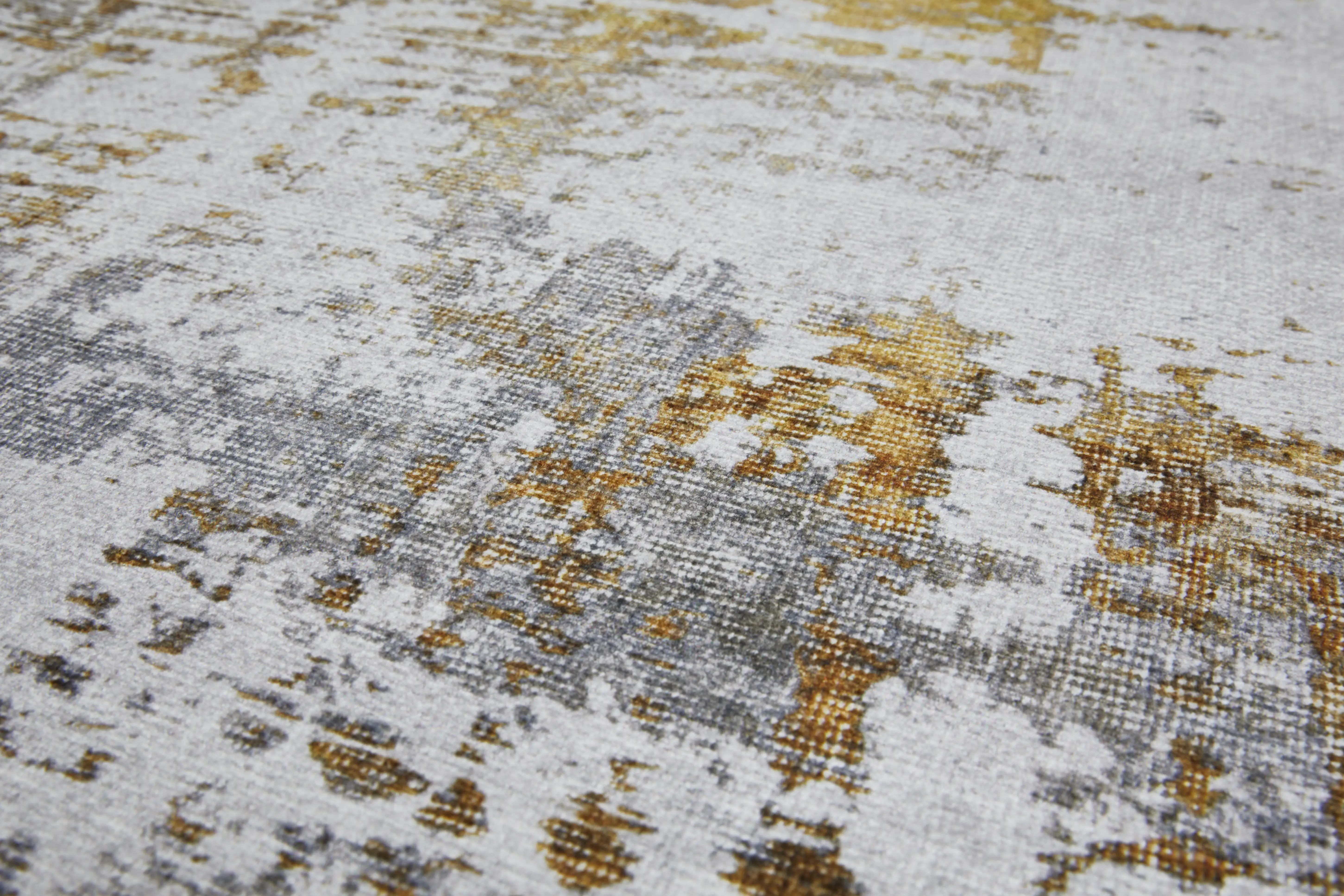 LUXOR Living Teppich Punto creme-senfgelb, 120 x 170 cm