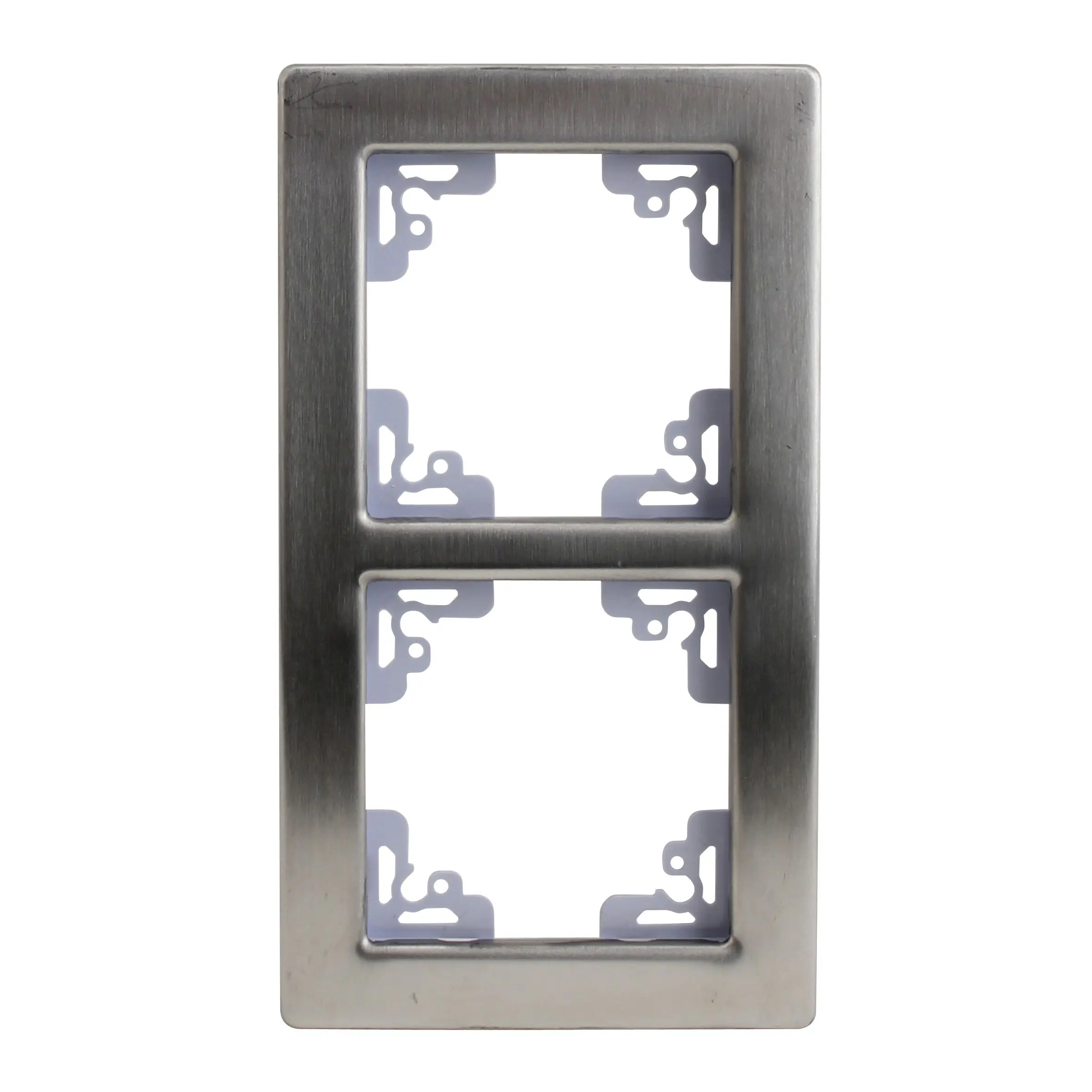 Unitec Abdeckrahmen Melbourne 2-fach aluminium Unitec Abdeckrahmen Melbourne 2-fach aluminium