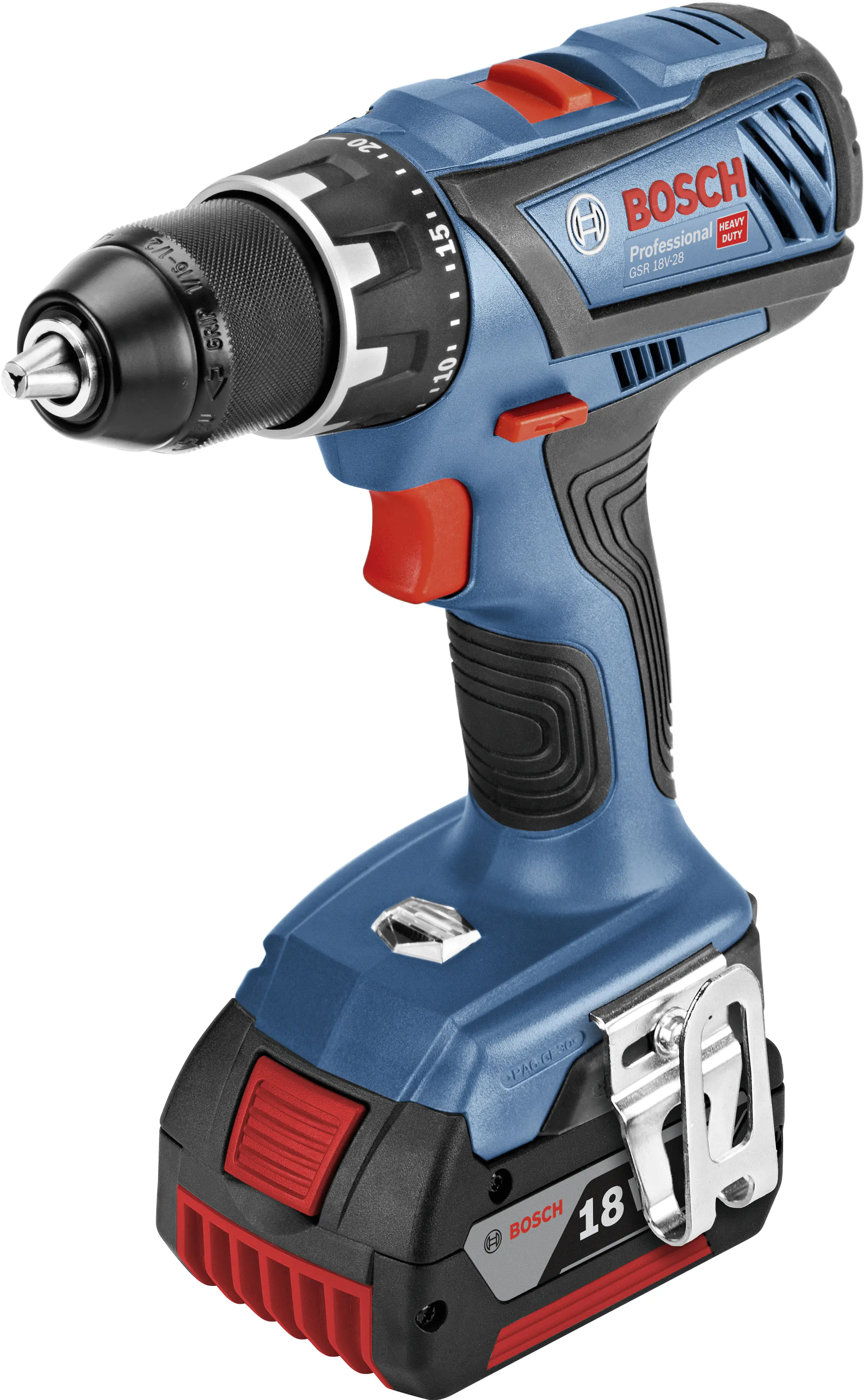 Bosch Professional Akku-Bohrschrauber GSR 18V-28 4 Ah Solo