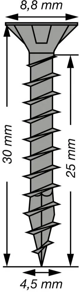 Spax Universalschrauben 4,5 x 30 mm T20 Vollgewinde - 50 Stk. 