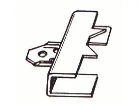 Profilbrettkralle C4 - 250 Stück