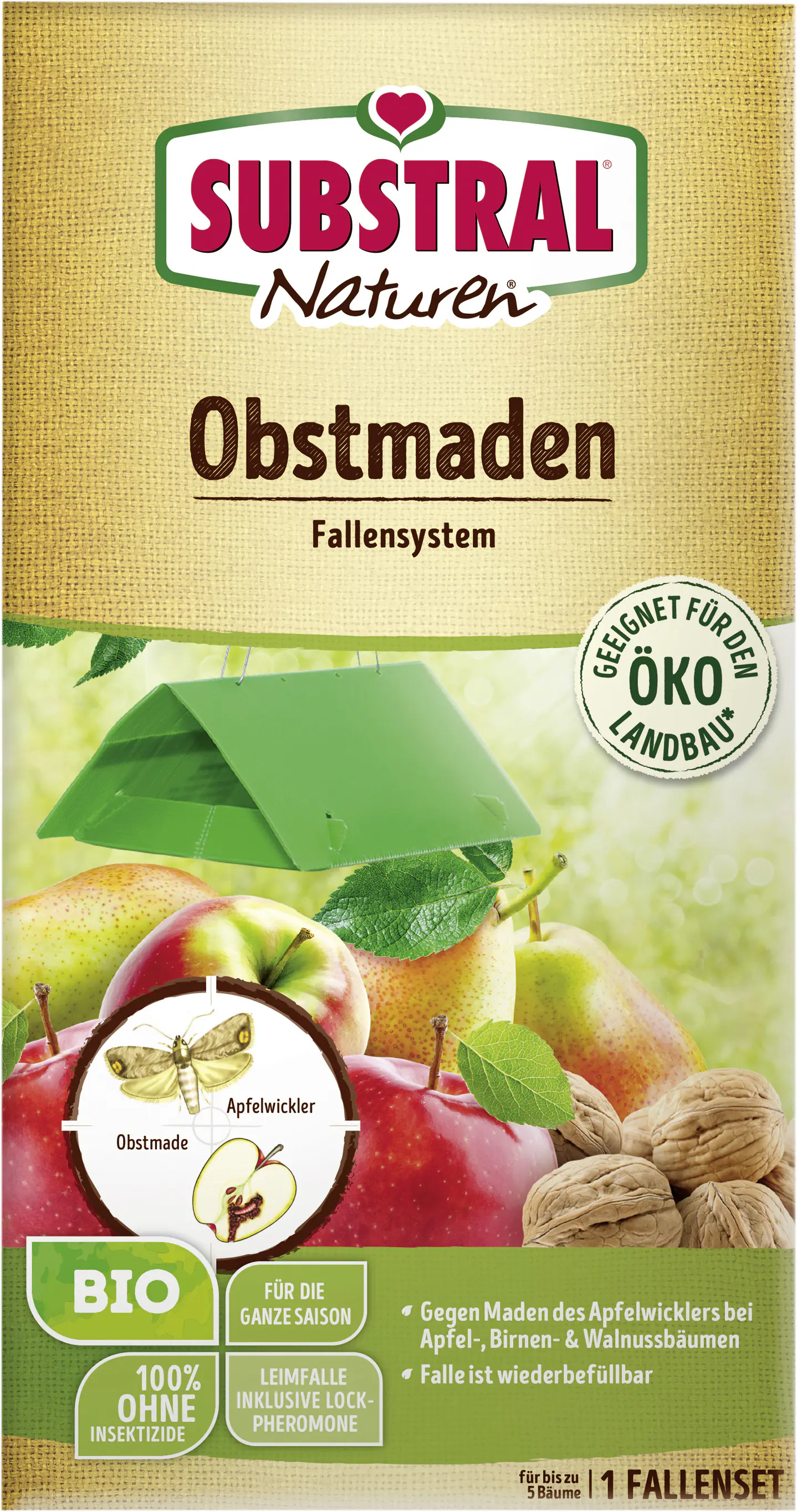 Naturen Obstmaden- Fallensystem 1 Set