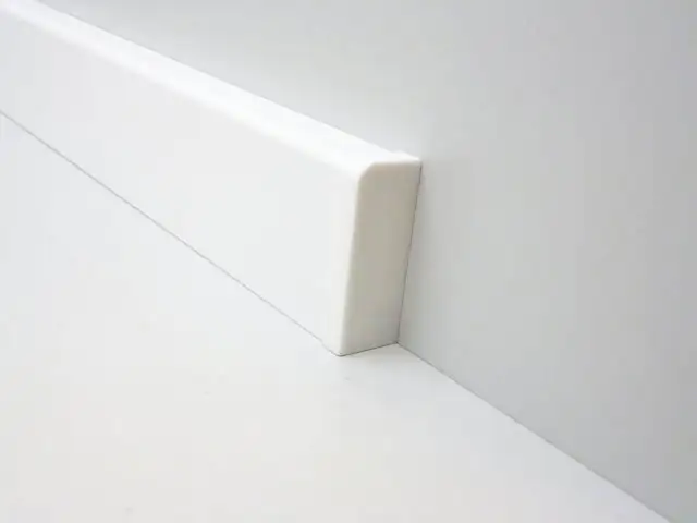 B.S. Bauprogramm Endstück für Sockelleiste 18 x 50 mm weiß rechts