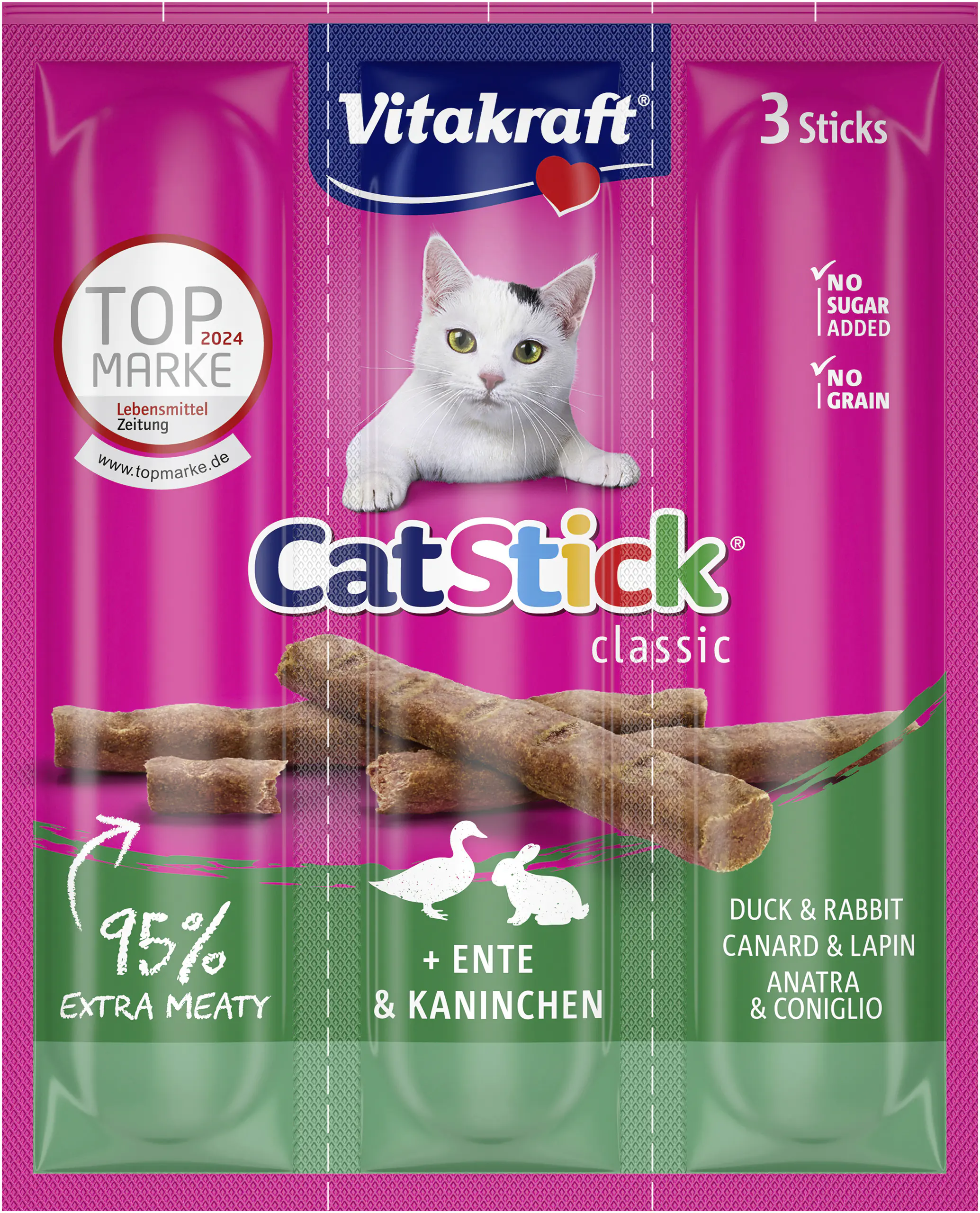 Vitakraft Katzensnack Ente & Kaninchen