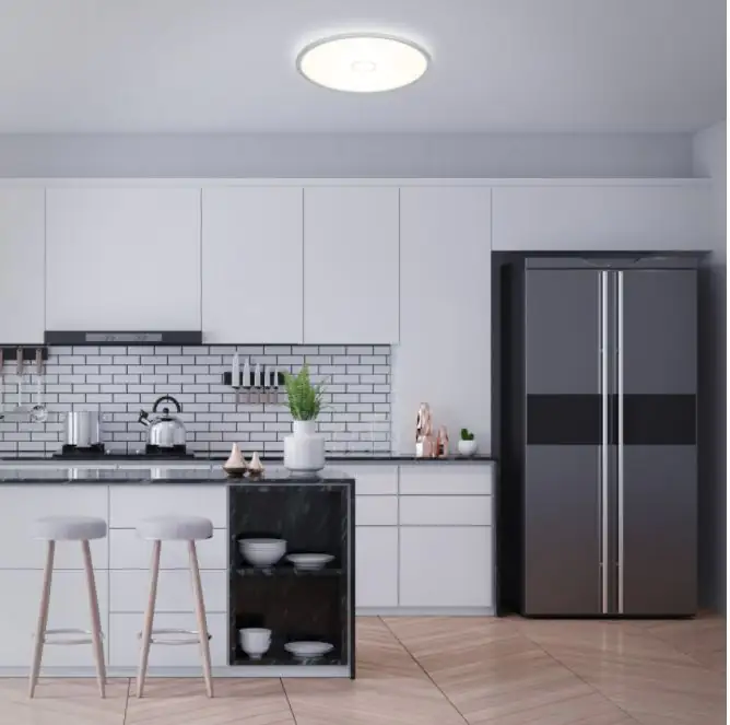 Briloner Slim LED Panel Free silber Ø 42 cm mit Backlight-Effekt Briloner Slim LED Panel Free silber Ø 42 cm mit Backlight-Effekt
