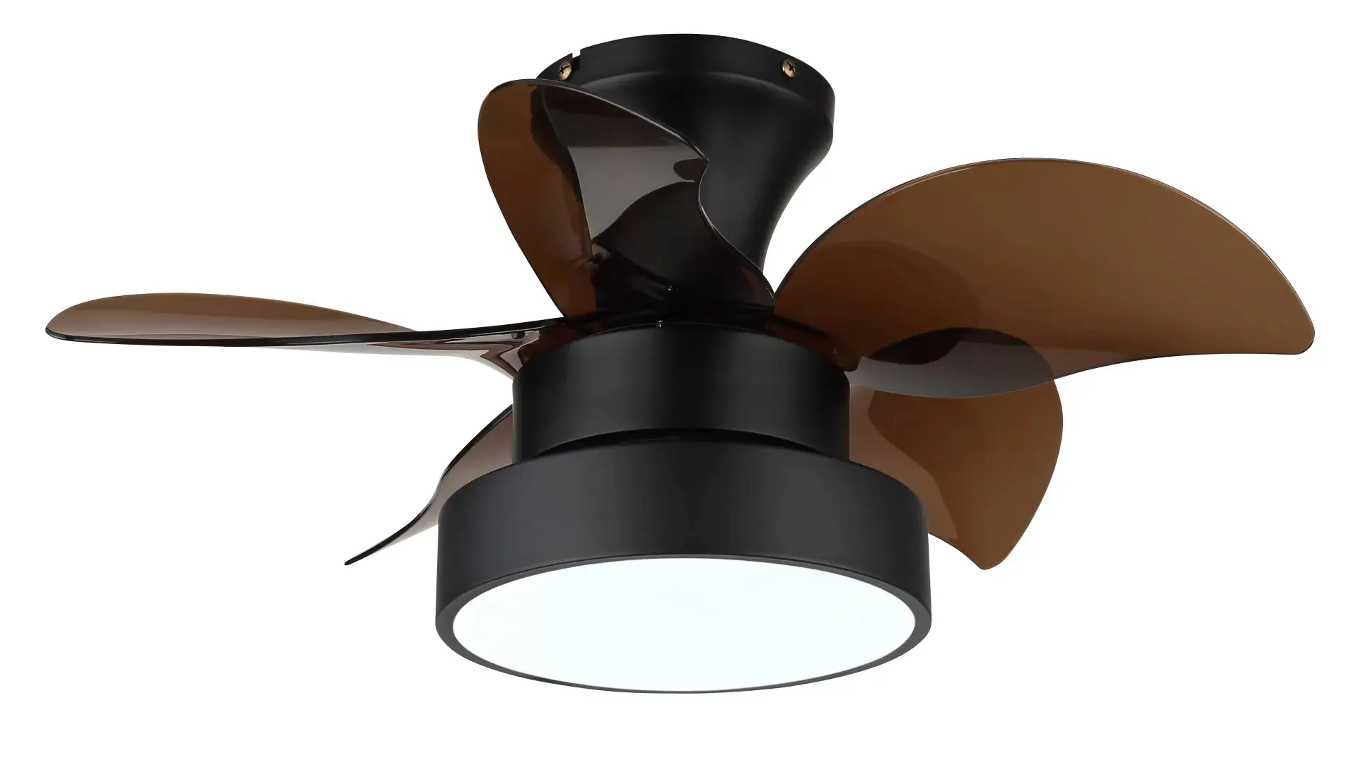 Globo Deckenventilator Kari Ø 58 cm 22 W schwarz matt CCT