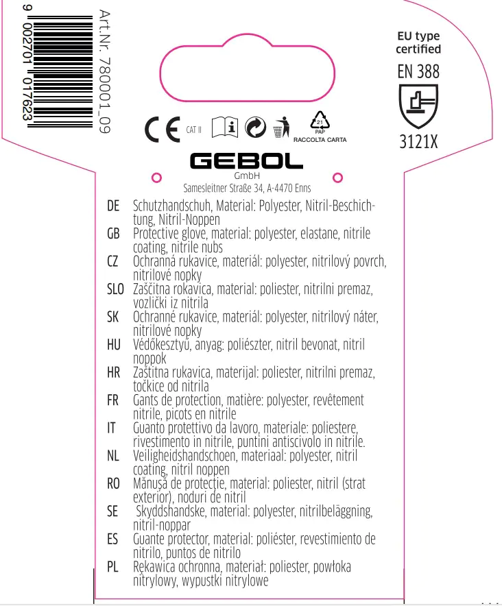 Gebol Handschuh Crocus  