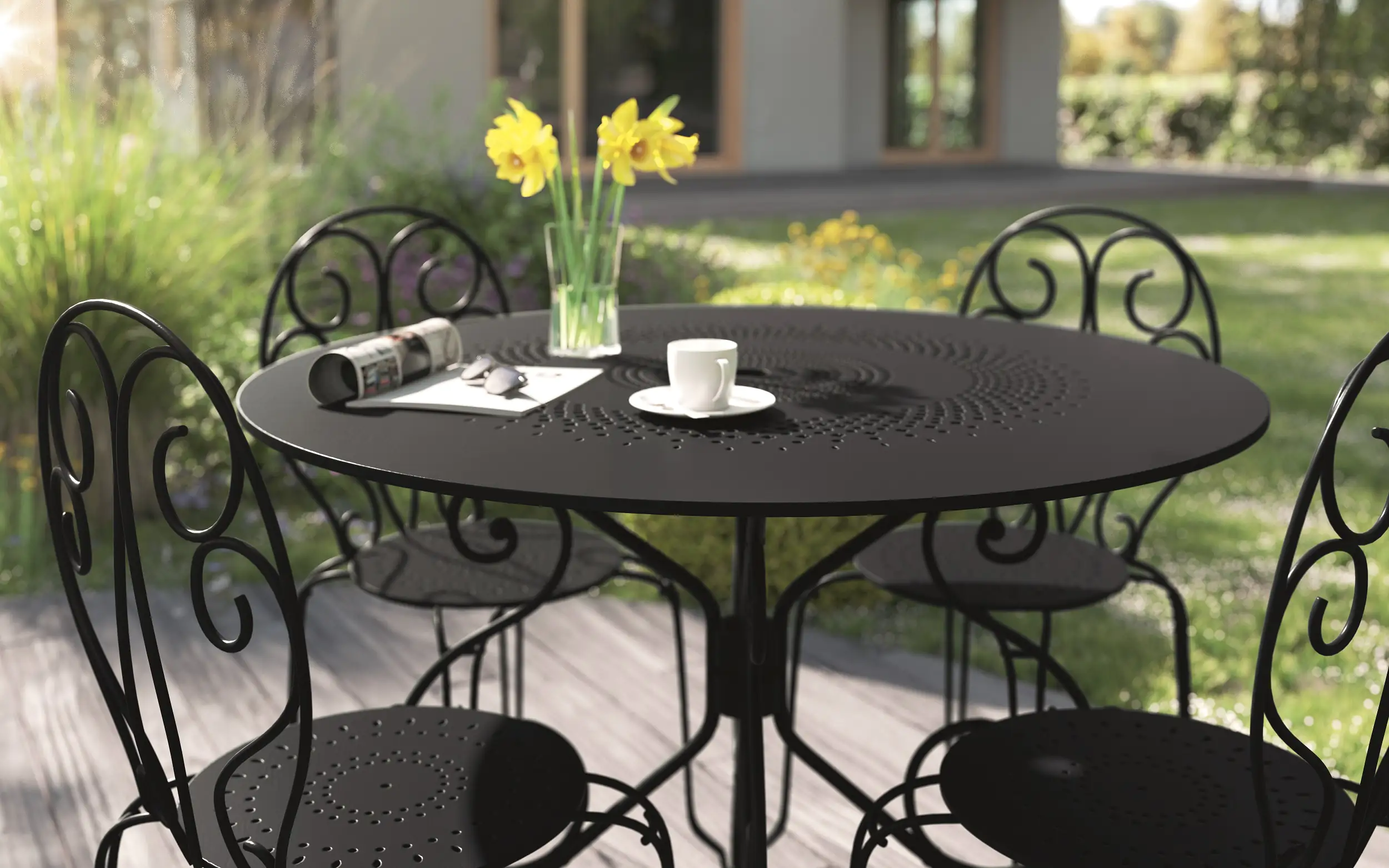 Alpina Metallschutz-Lack Anti-Rost 300 ml schwarz matt