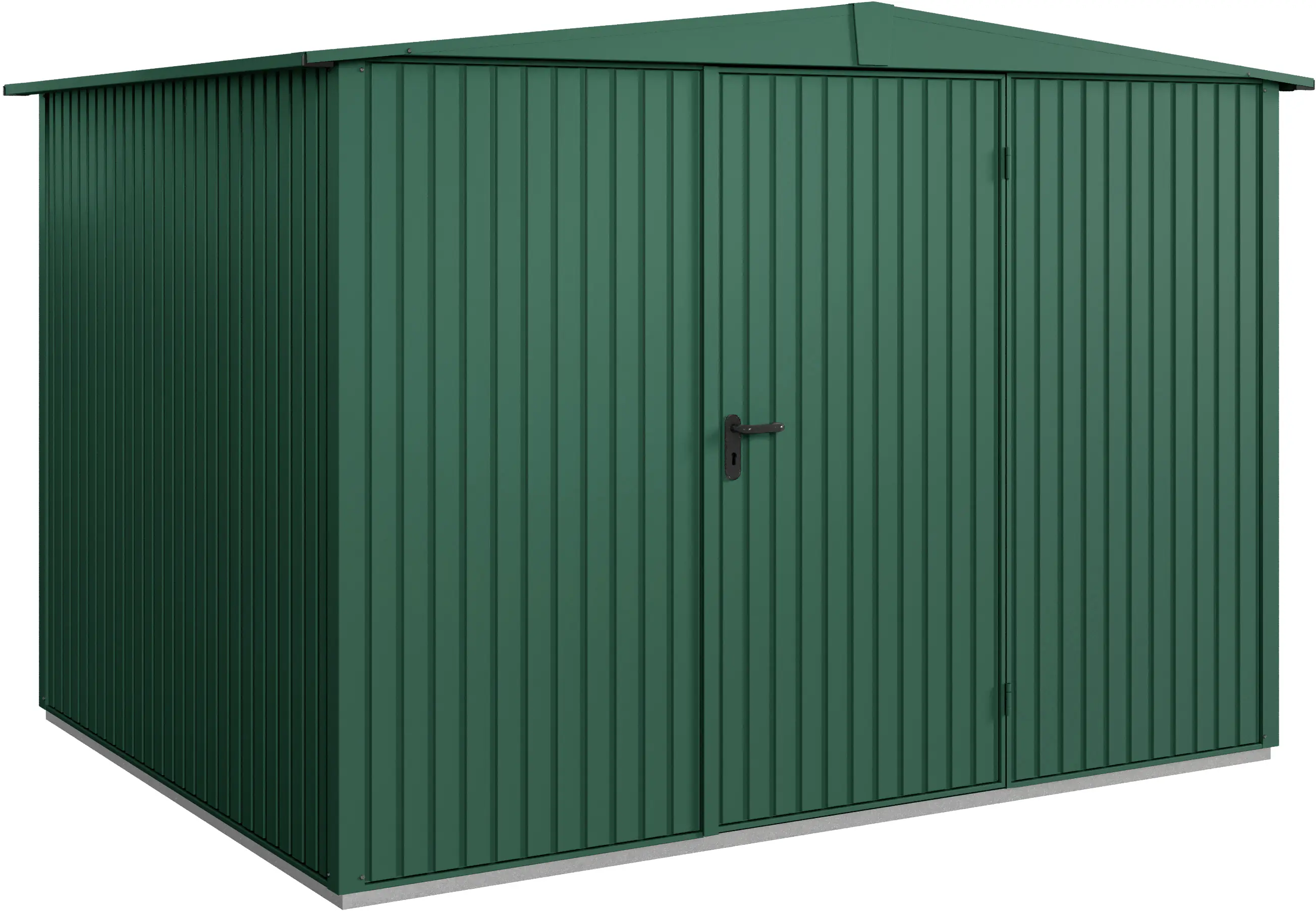 EcoStar Gerätehaus Trend-S Typ 3 323,6 x 247,7 x 219,4 cm moosgrün