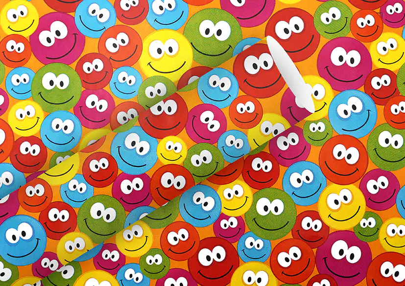 Braun & Company Geschenkpapier bunt 2 m x 70 cm