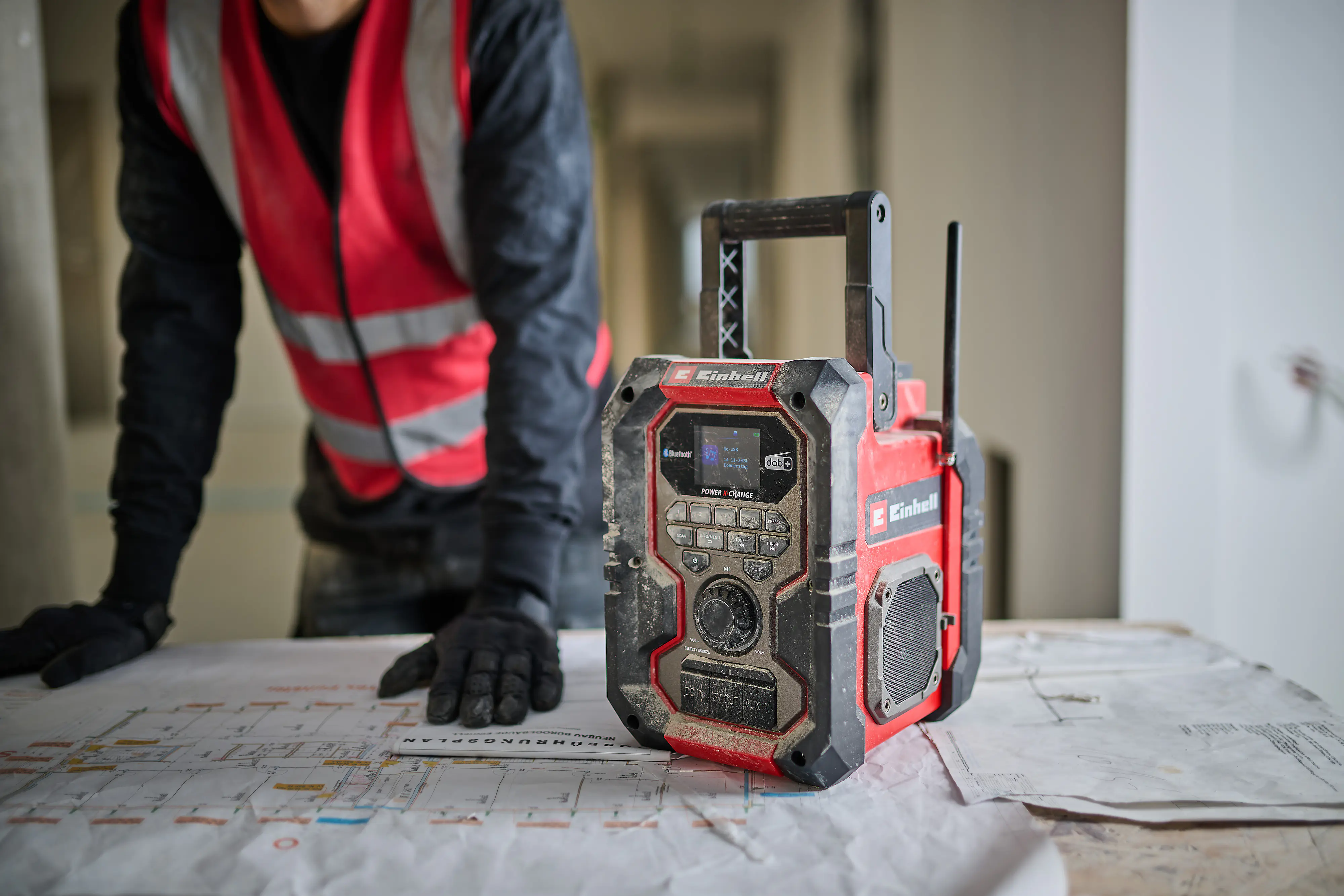 Einhell Expert Baustellenradio Akku-Radio TE-CR 18 Li DAB+/FM/BT Solo Einhell Expert Baustellenradio Akku-Radio TE-CR 18 Li DAB+/FM/BT Solo