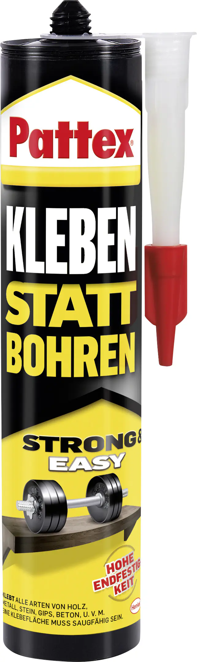 Pattex Kleben statt Bohren Montagekleber 400 g Kartusche, weiß Pattex Kleben statt Bohren Montagekleber 400 g Kartusche, weiß