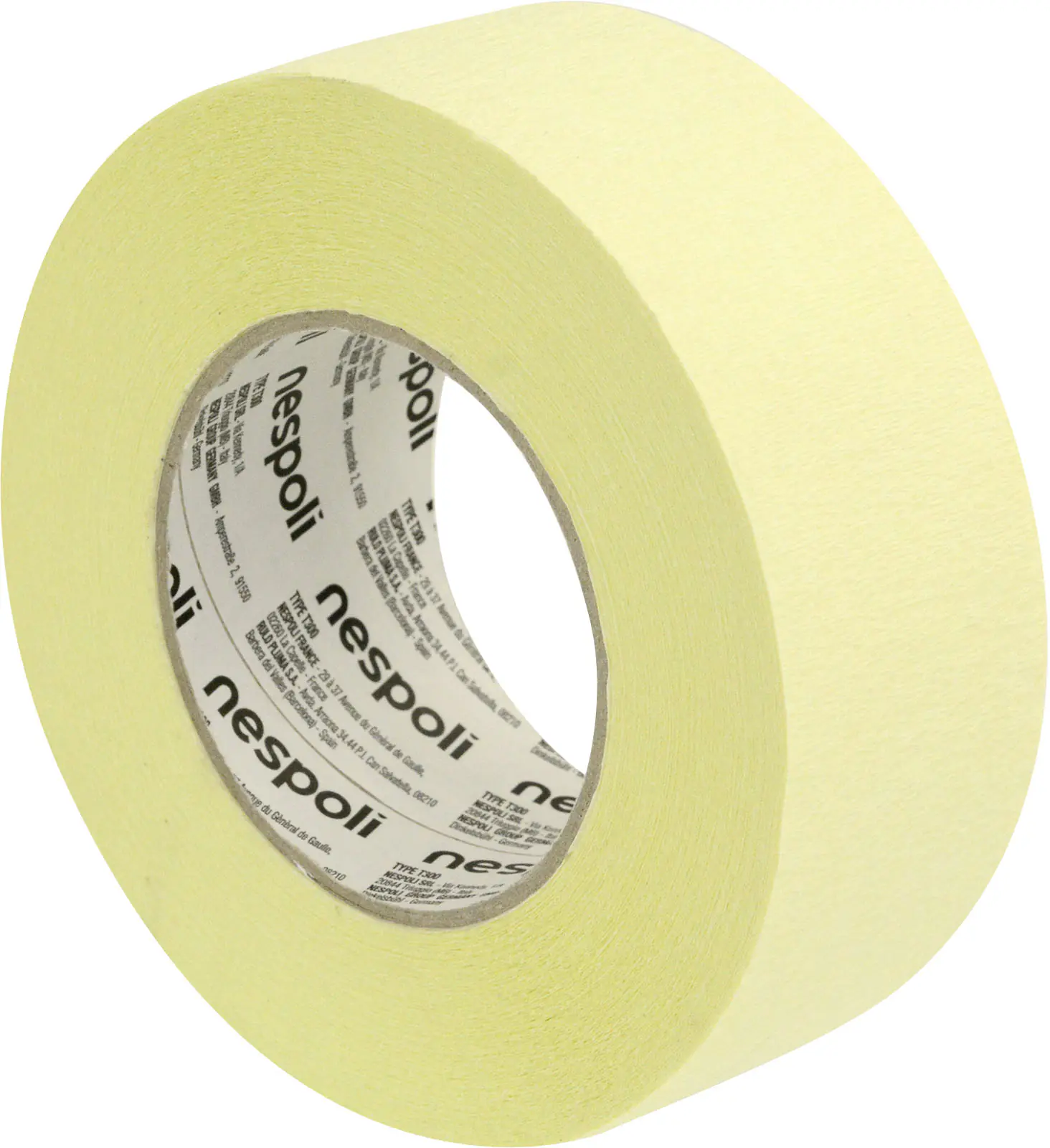 Nespoli Hochkreppband gelb 50 mm x 50 m 