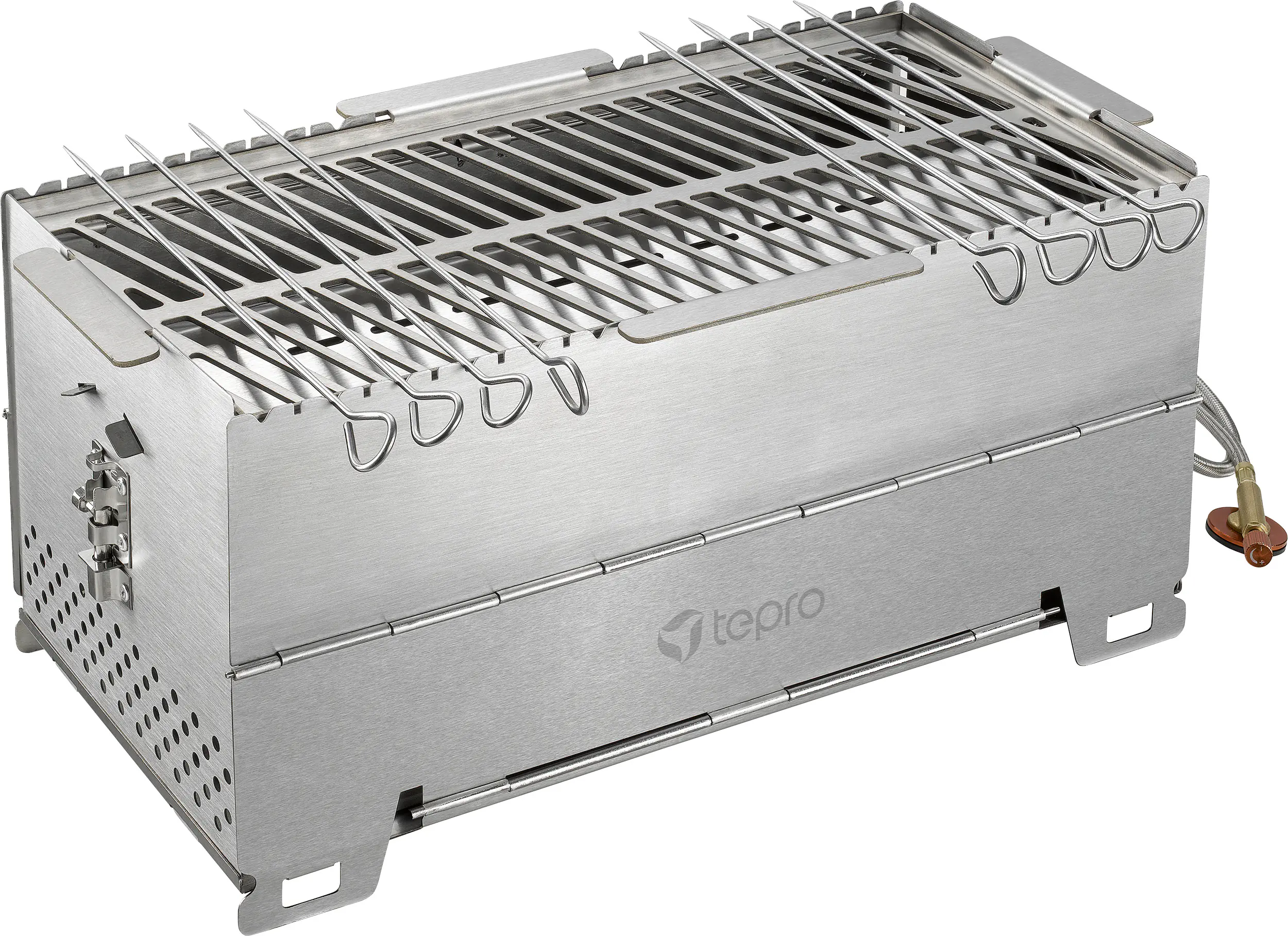 Tepro Gasgrill Newberry faltbar Grillfläche: 37 x 19 cm
