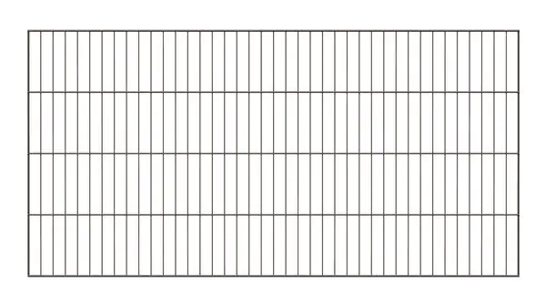 4004338617271 Alberts Einstab-Gittermatte Garden 2 m 100 cm hoch Typ 8/6/4 anthrazit