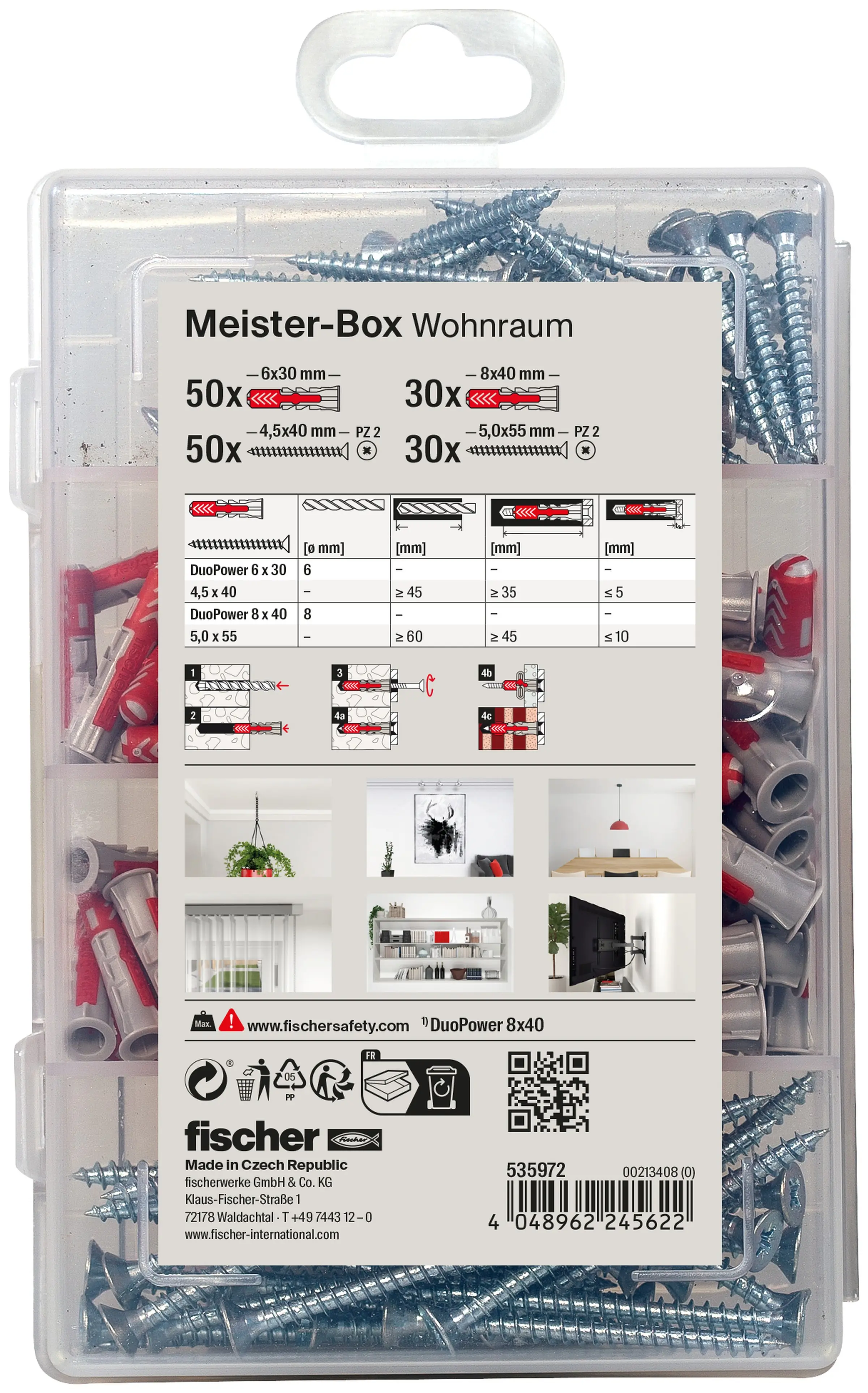 Fischer Meister-Box Duopower - 160 Stück